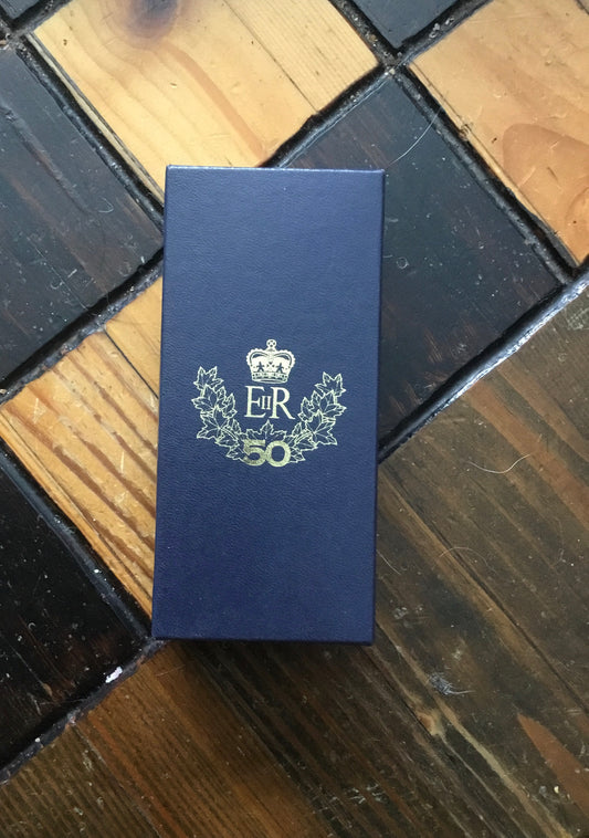 Canadian Queen Elizabeth Ii Golden Jubilee Medal  Box Only