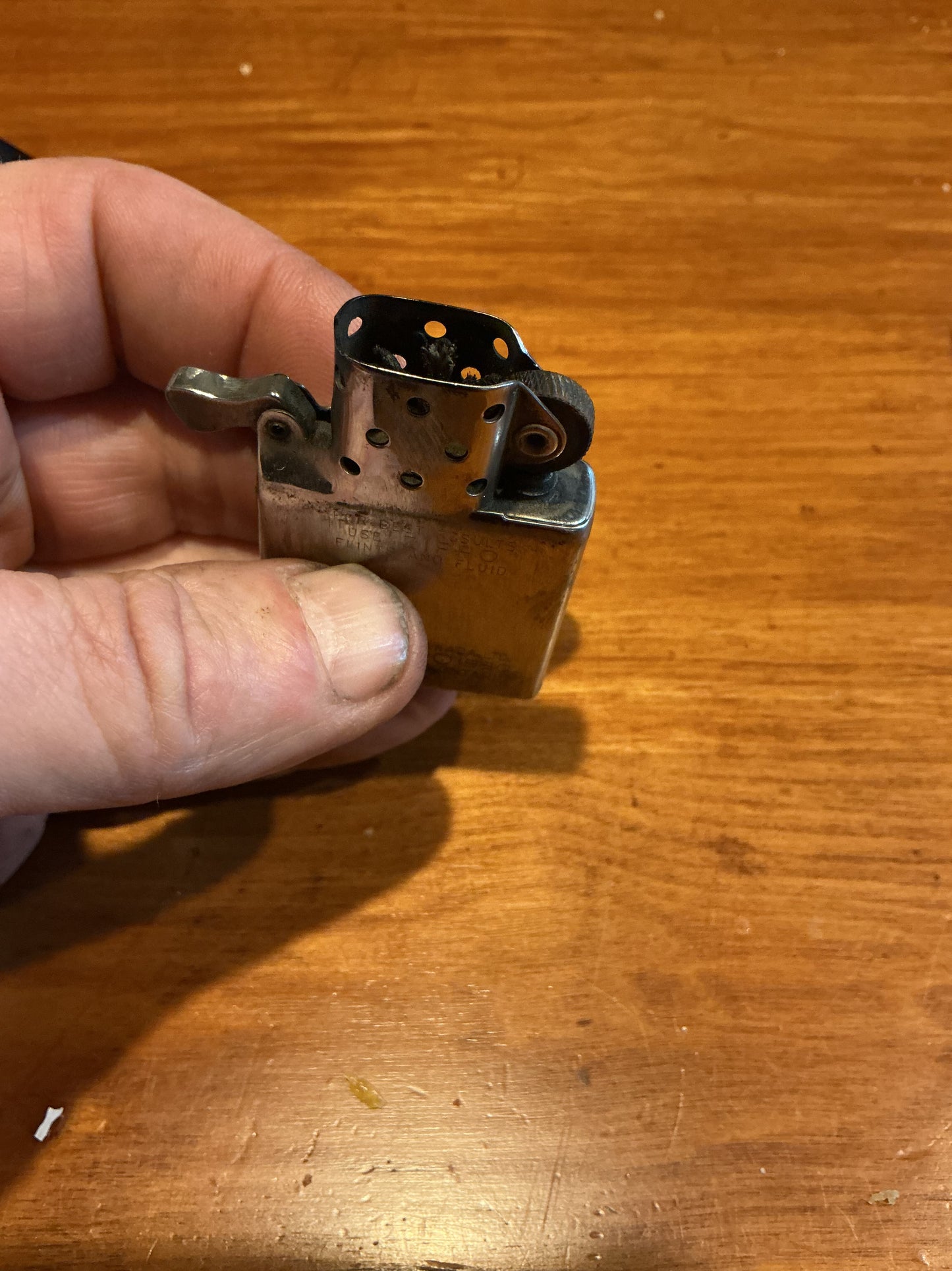 Vintage Canadian Made Zippo Lighter with date