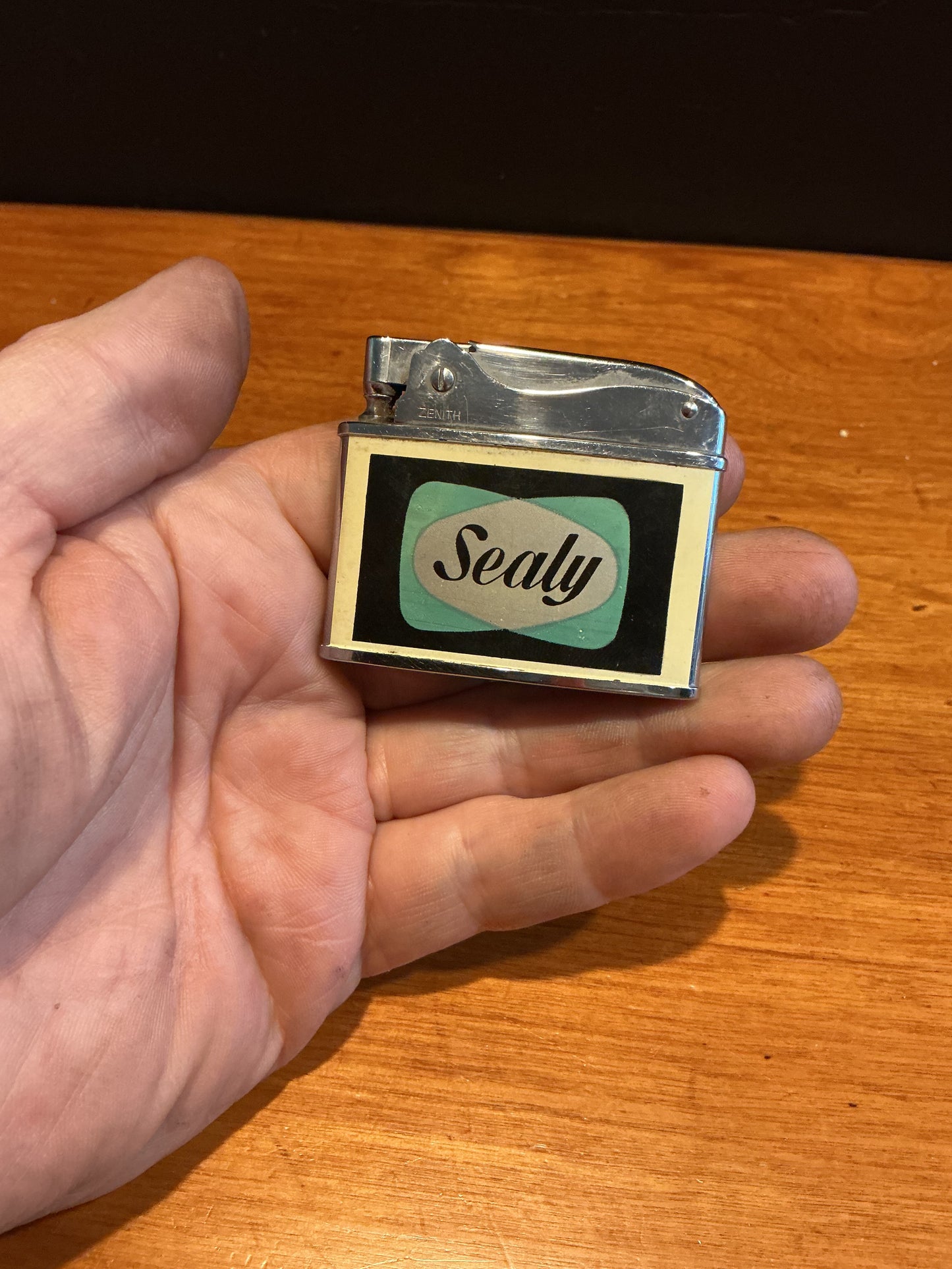 Vintage Sealy Mattress  advertisement Lighter