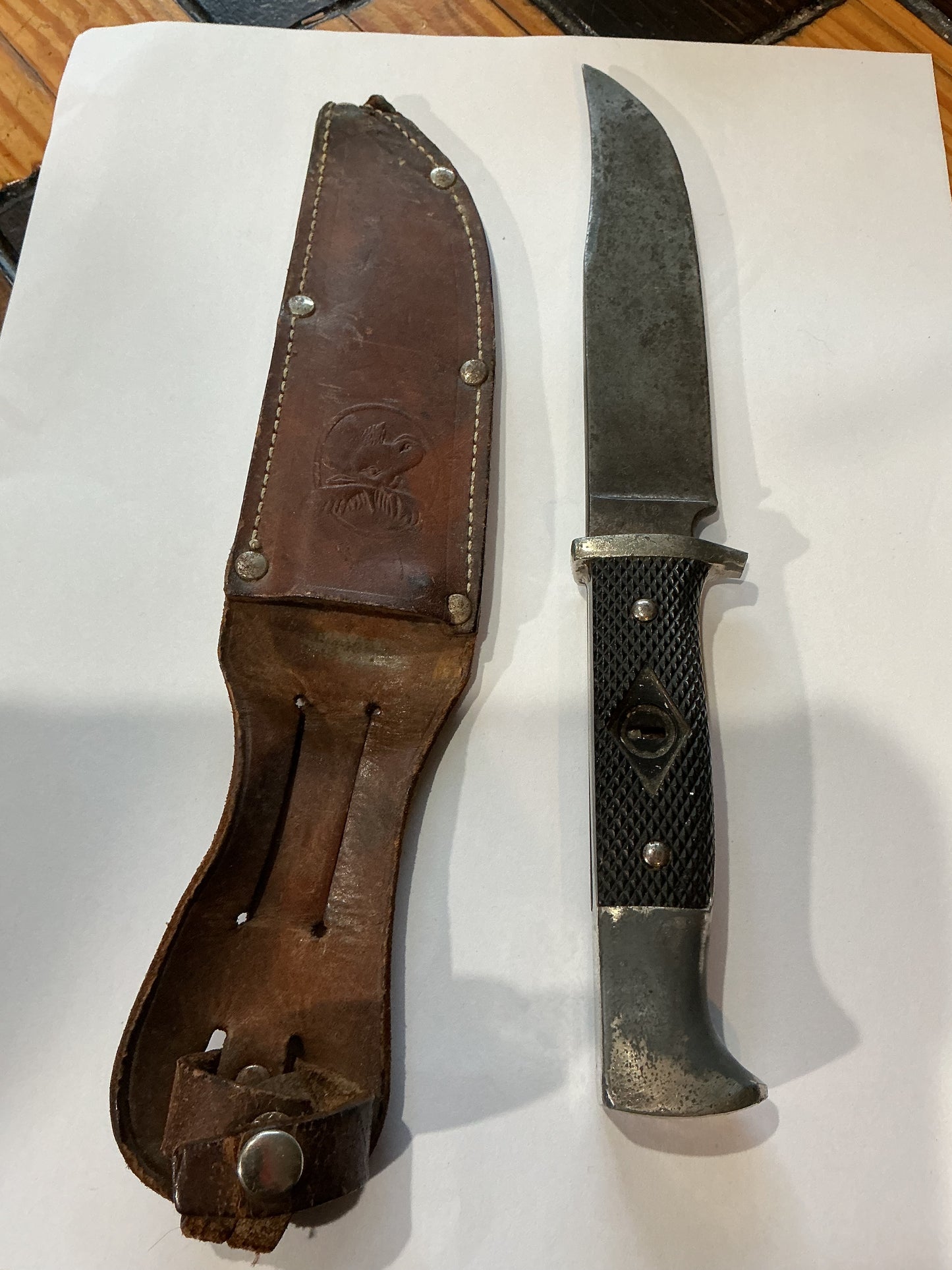 Solingen Germany made Sheath Knife .