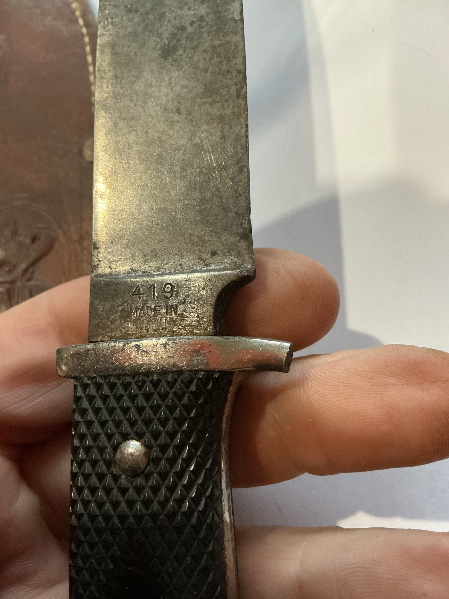 Solingen Germany made Sheath Knife .