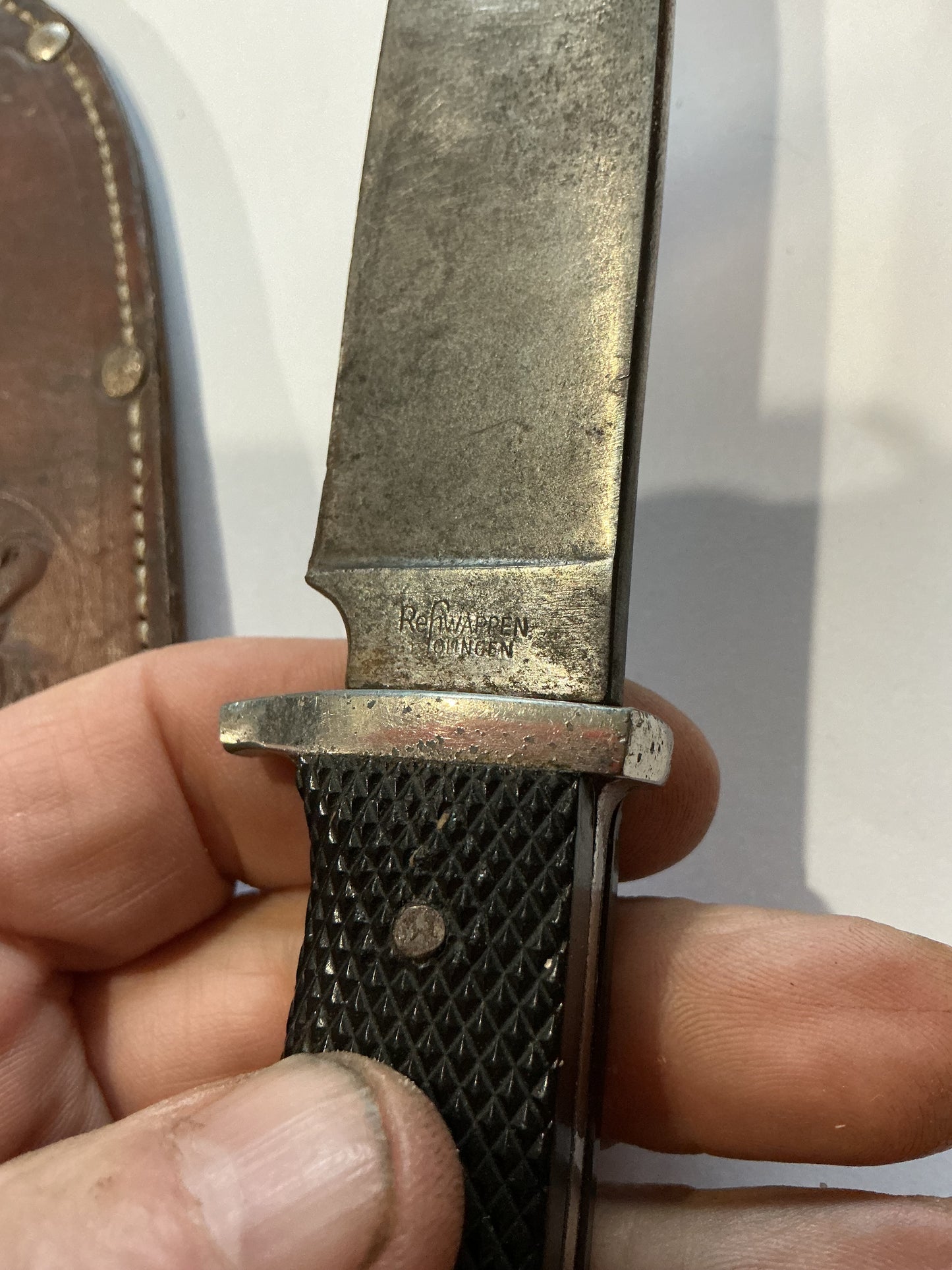 Solingen Germany made Sheath Knife .