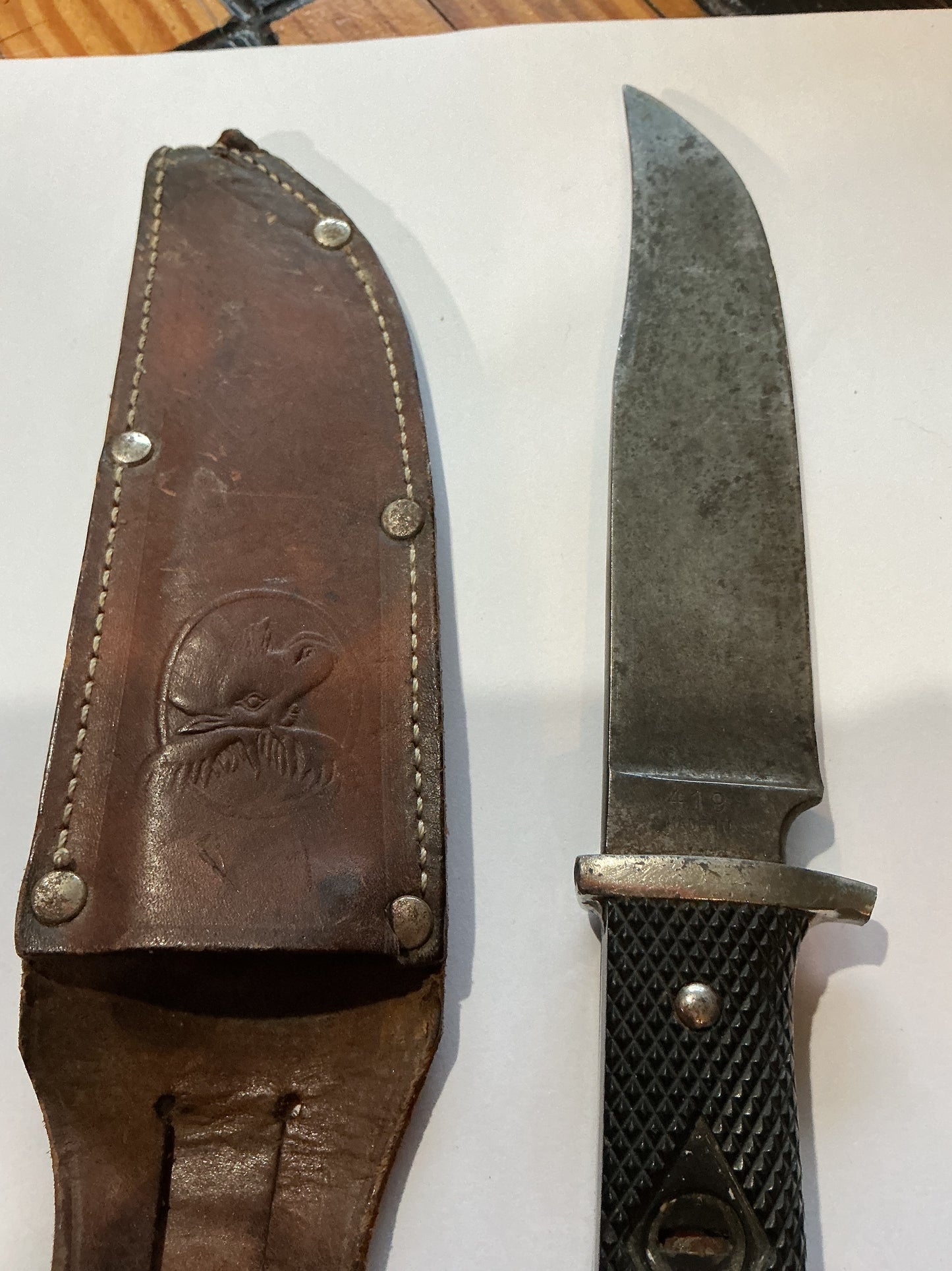 Solingen Germany made Sheath Knife .