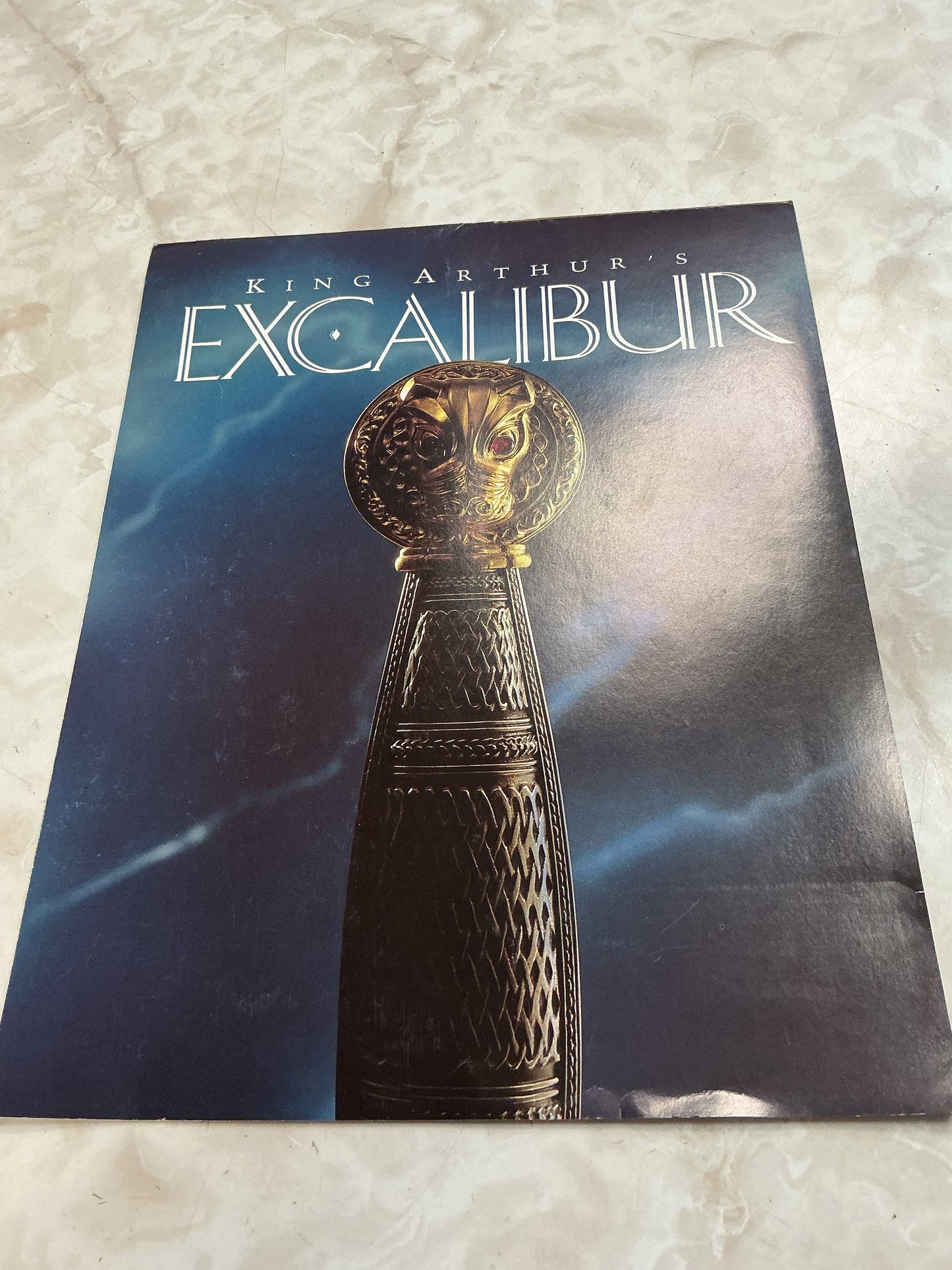 Vintage King Arthur’s Excalibur Sword with Stand