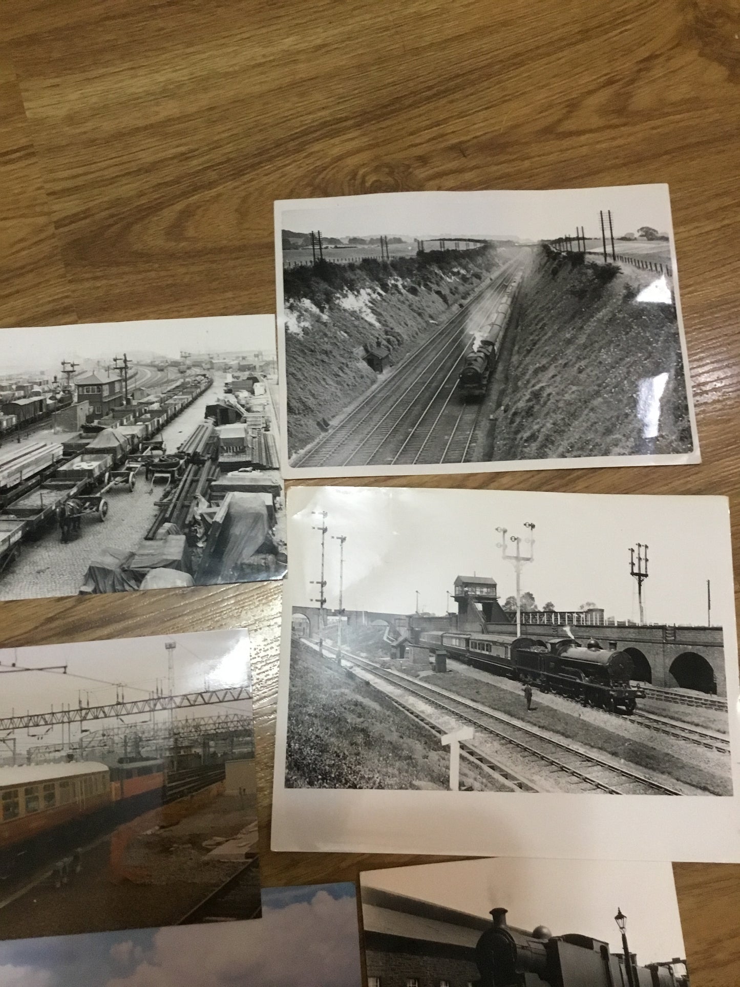 Lot of 14 Early British Railway Photos , different sizes ,