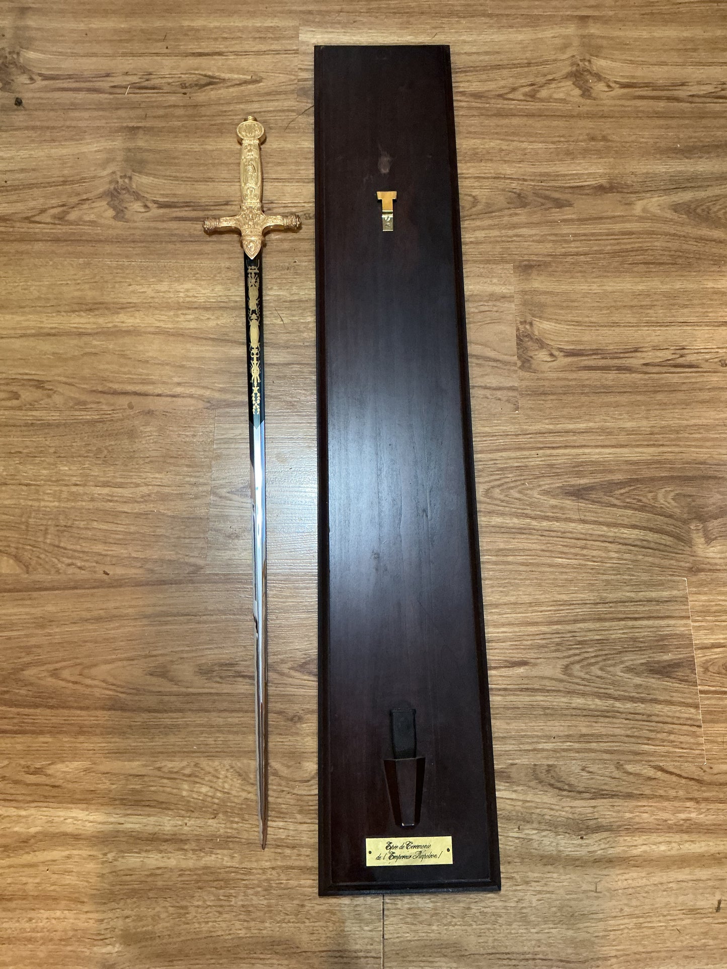 Replica Sword of Napoleon with Wall Stand