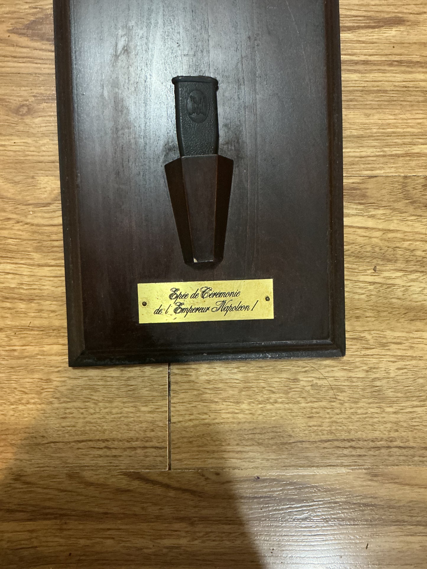 Replica Sword of Napoleon with Wall Stand