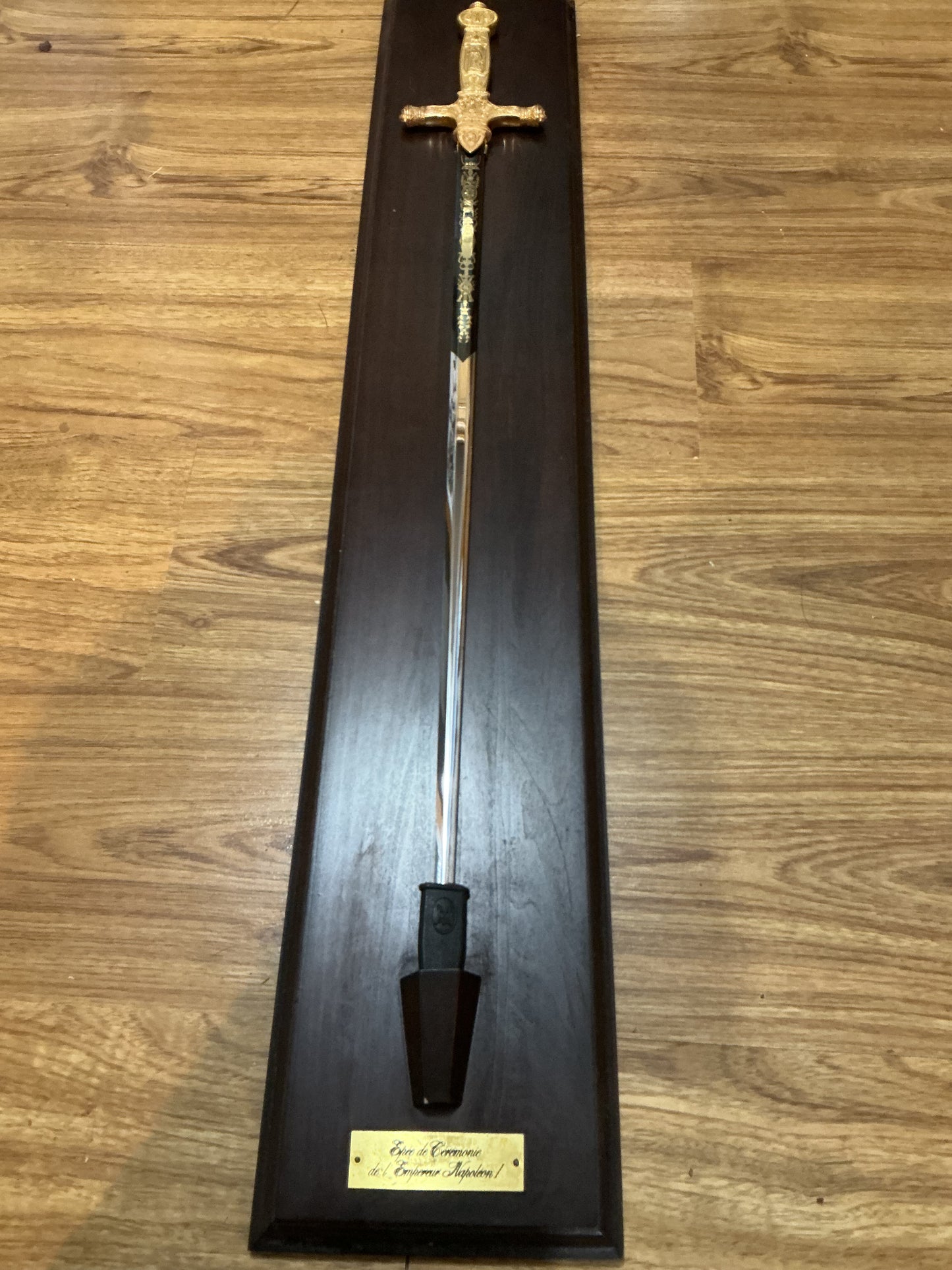 Replica Sword of Napoleon with Wall Stand