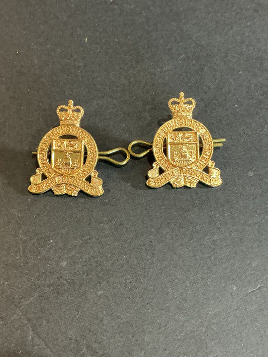 Pair Royal New Brunswick Regiment Collar Badges