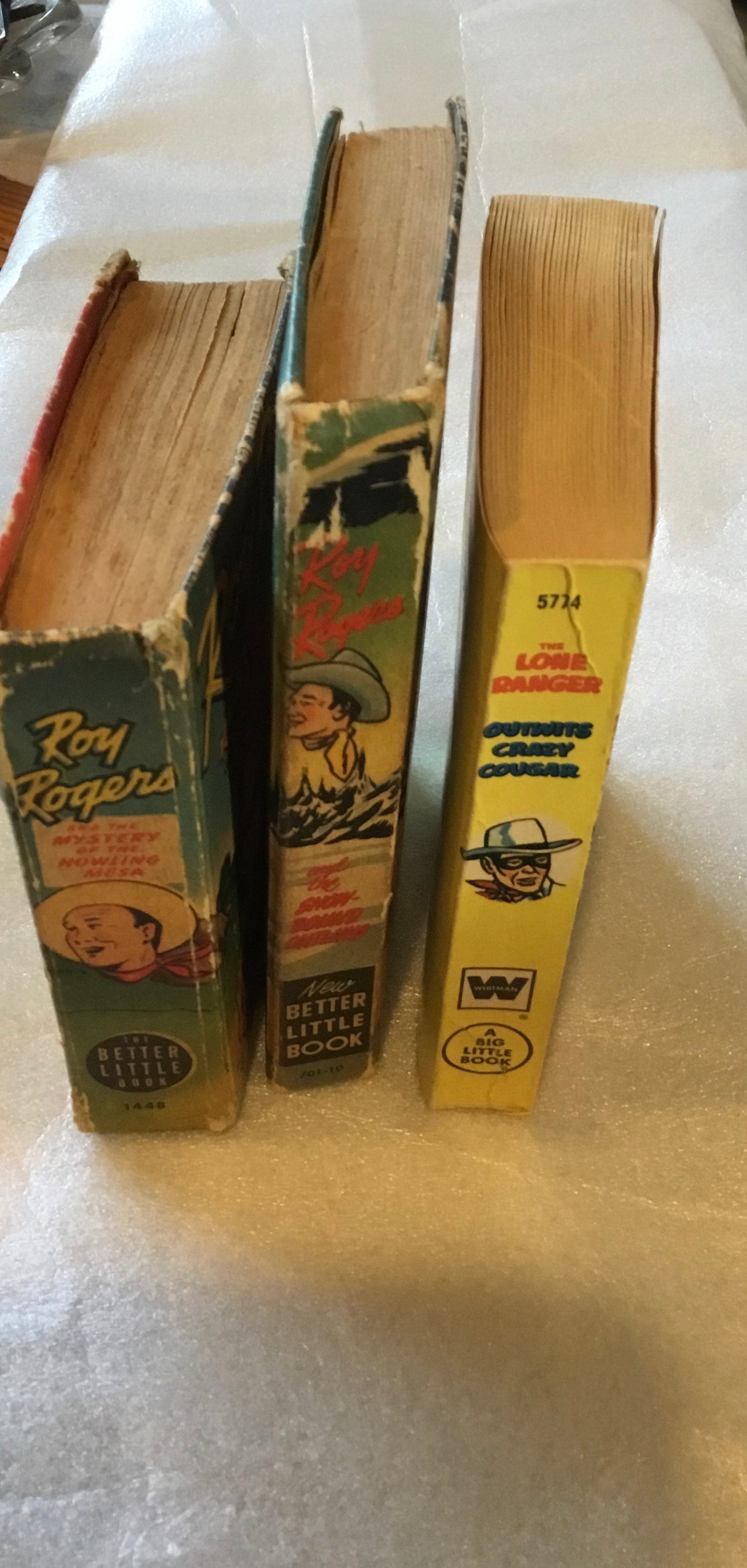 Lot of 3 Roy Rogers Better Little Books 1940s -50s