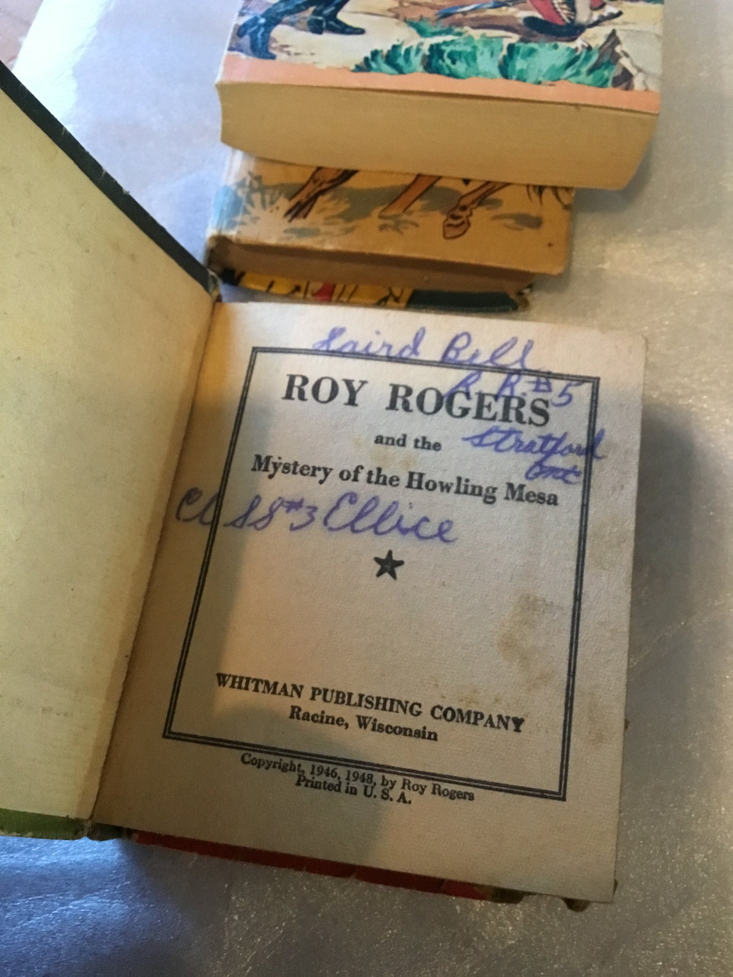 Lot of 3 Roy Rogers Better Little Books 1940s -50s