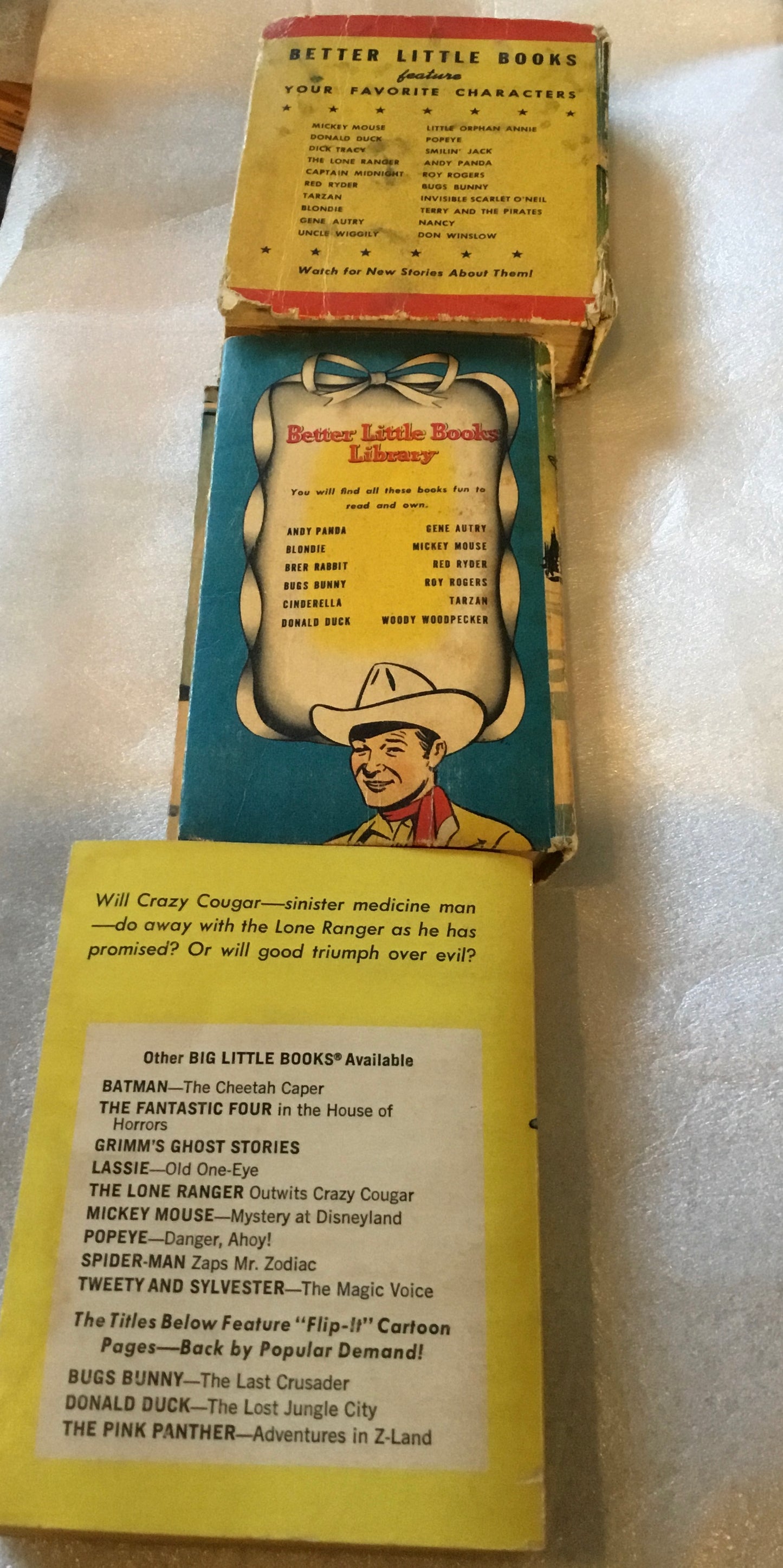 Lot of 3 Roy Rogers Better Little Books 1940s -50s