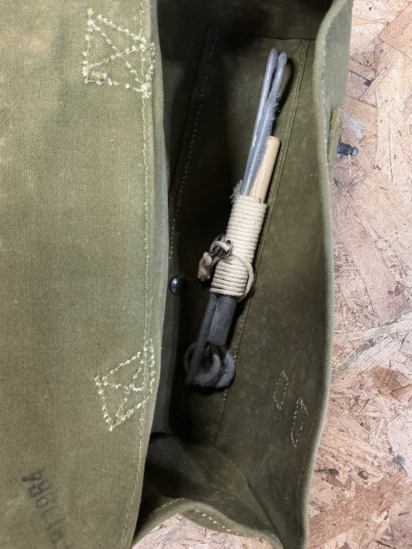 Vintage Polish Rain Poncho with carry pouch