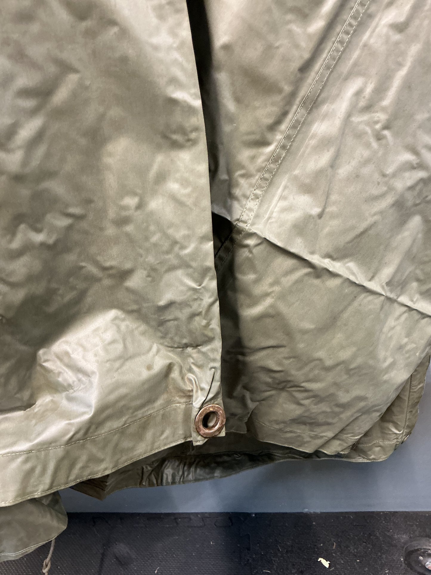 Vintage Polish Rain Poncho with carry pouch