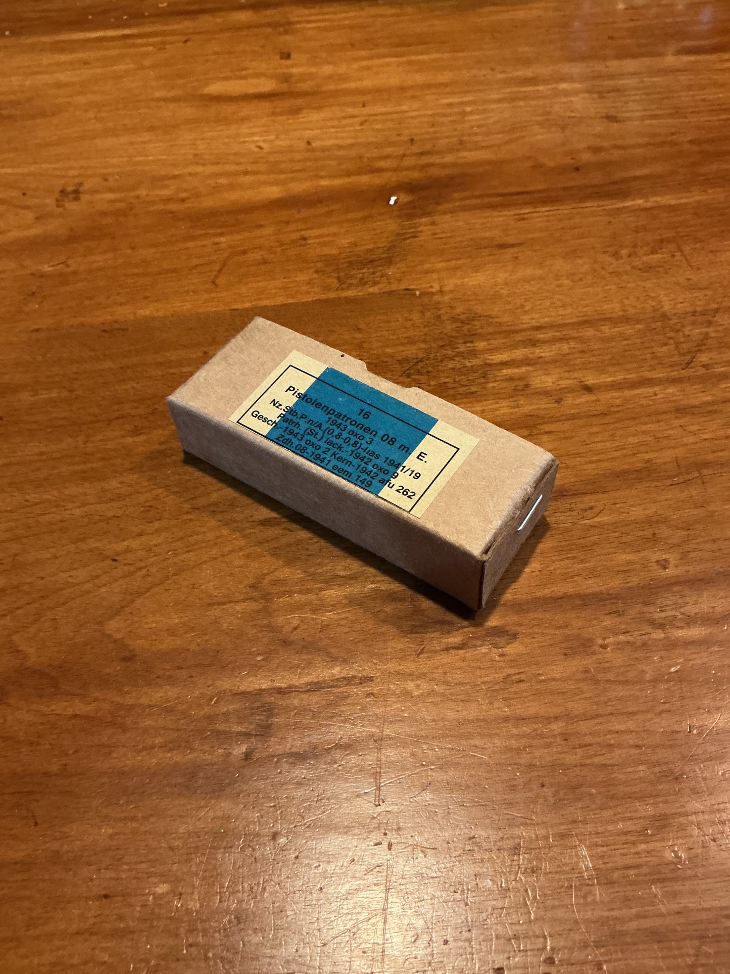 WWII GERMAN MILITARY 9MM LUGER AMMO BOX