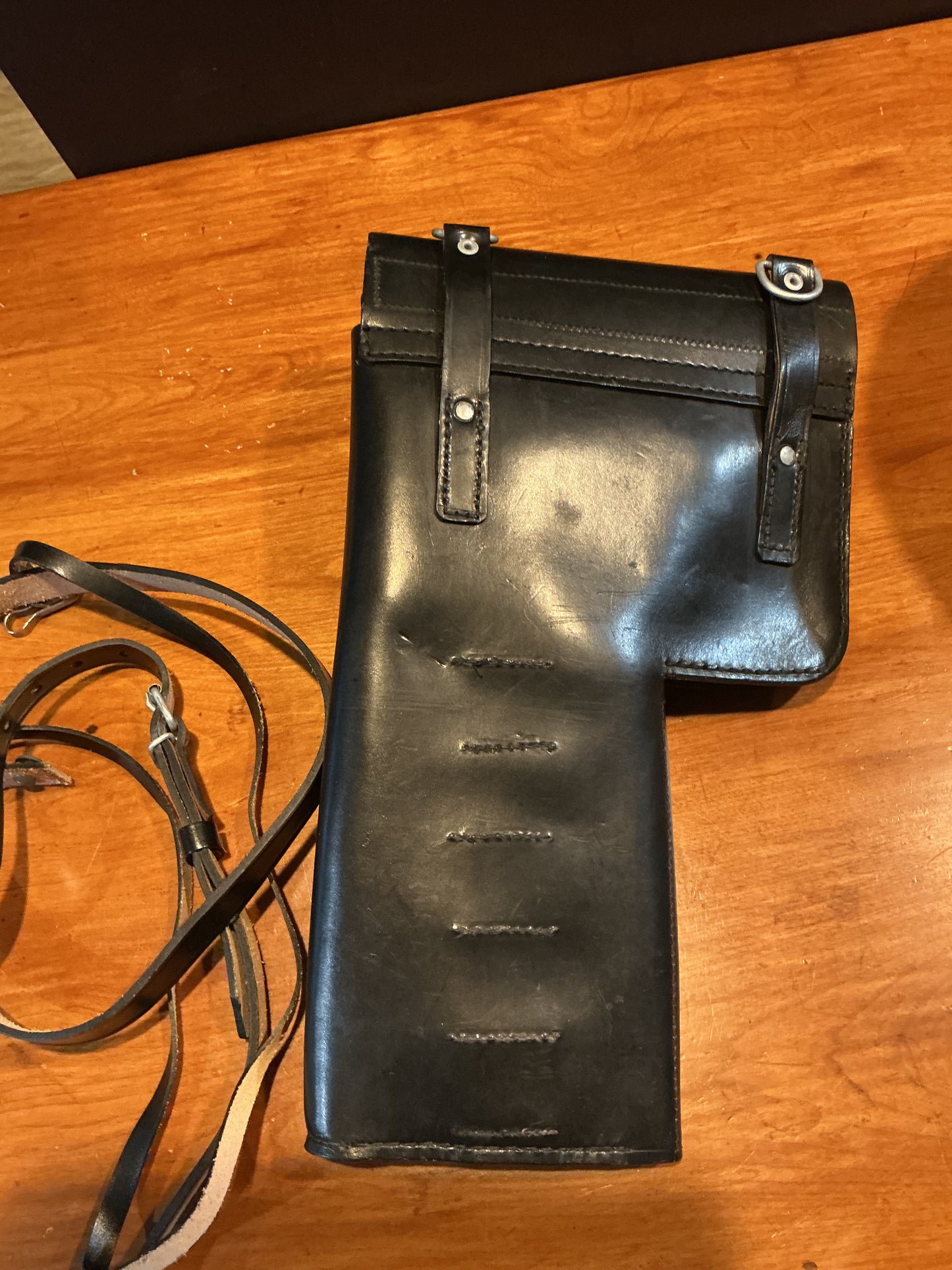 EAST GERMAN MILITARY LP-1 FLARE PISTOL HOLSTER With Strap