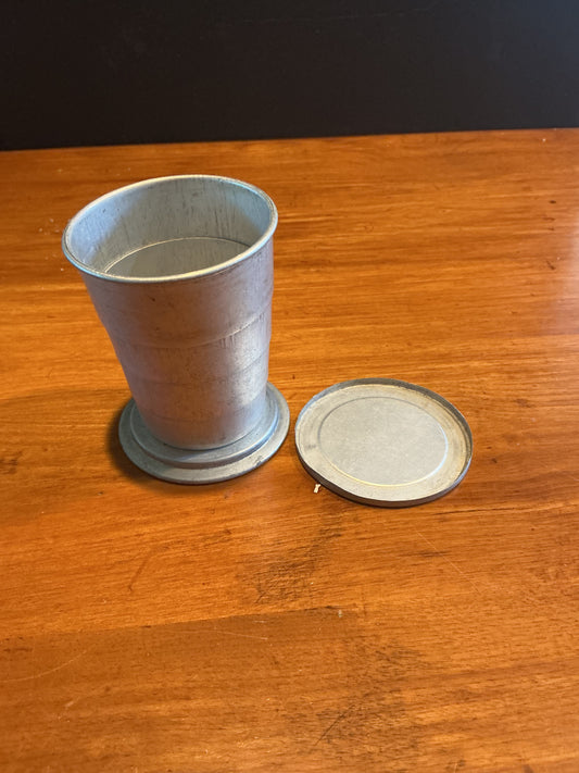 British Military  Collapsible Cup With Lid