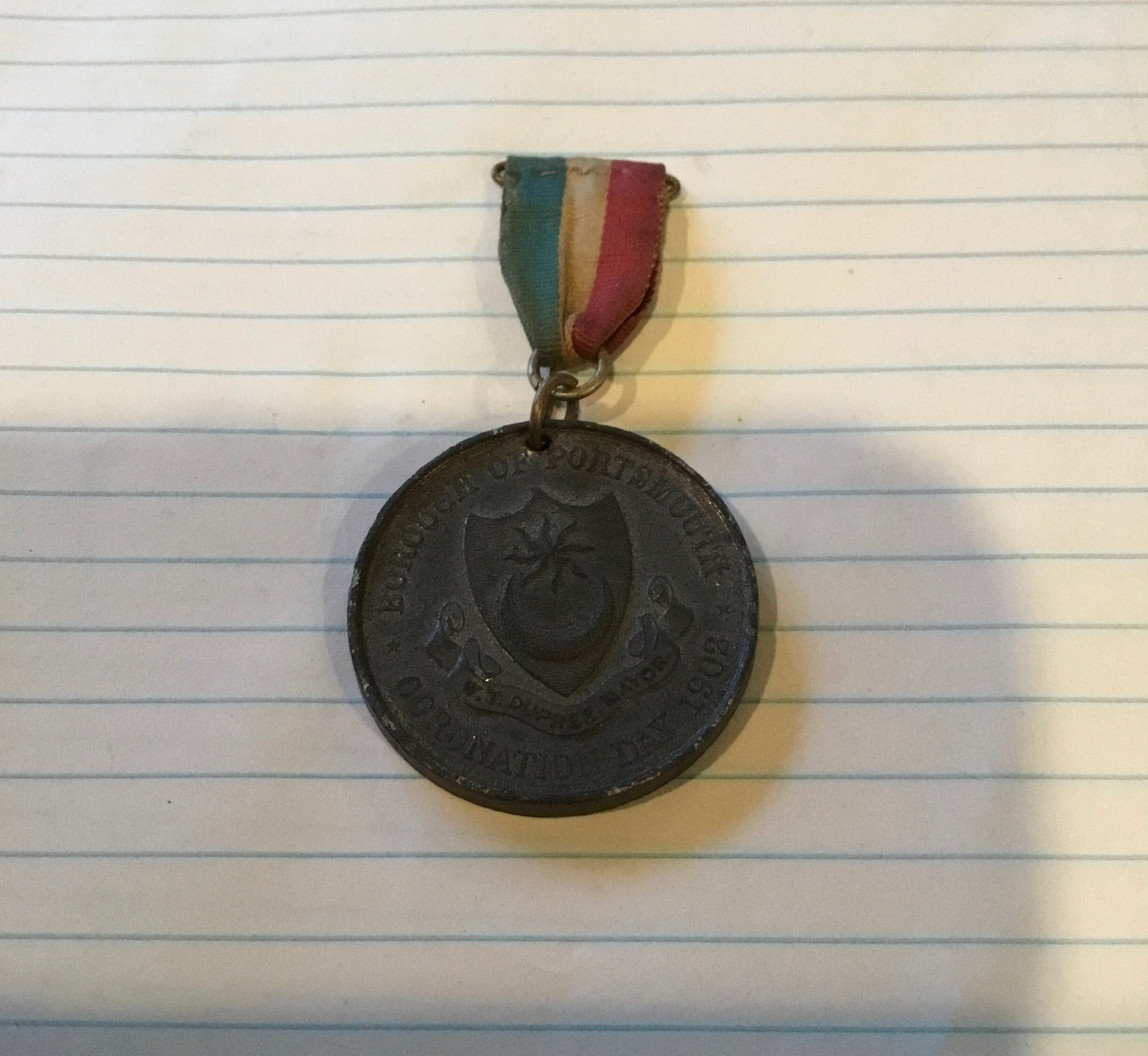 King Edward VII 1902 Coronation Souvenir Medal - Royal Memorabilia - Borough of Portsmouth