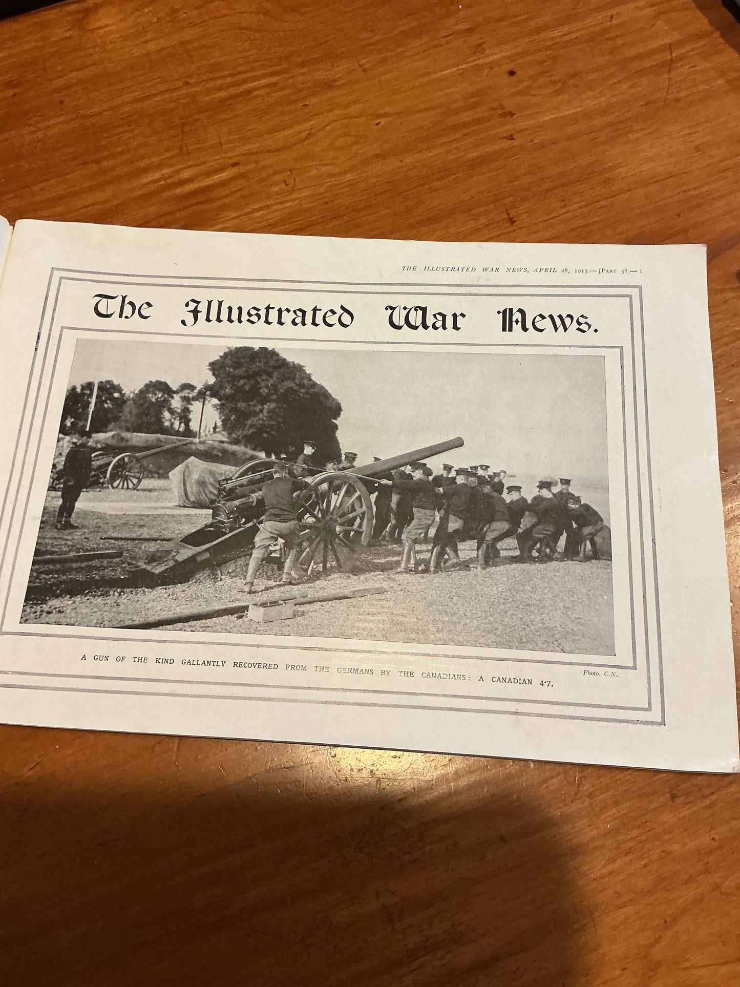 WWI "THE ILLUSTRATED WAR NEWS" MAGAZINE April 28 1915,part 38