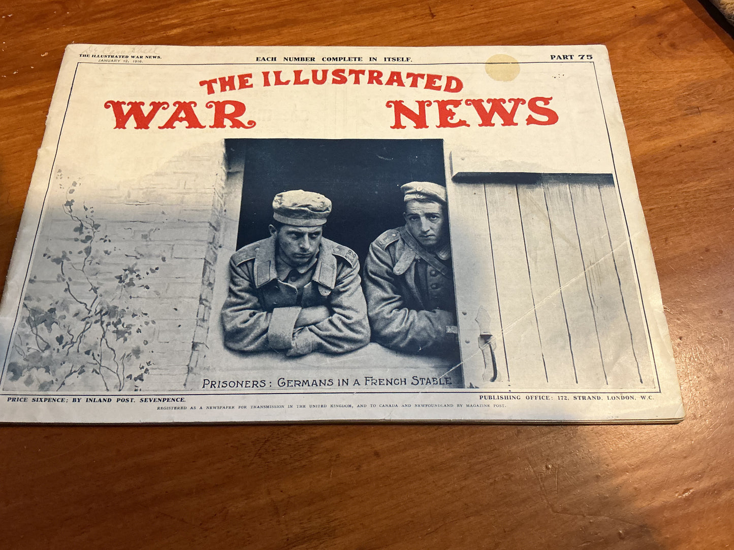 WWI "THE ILLUSTRATED WAR NEWS" MAGAZINE