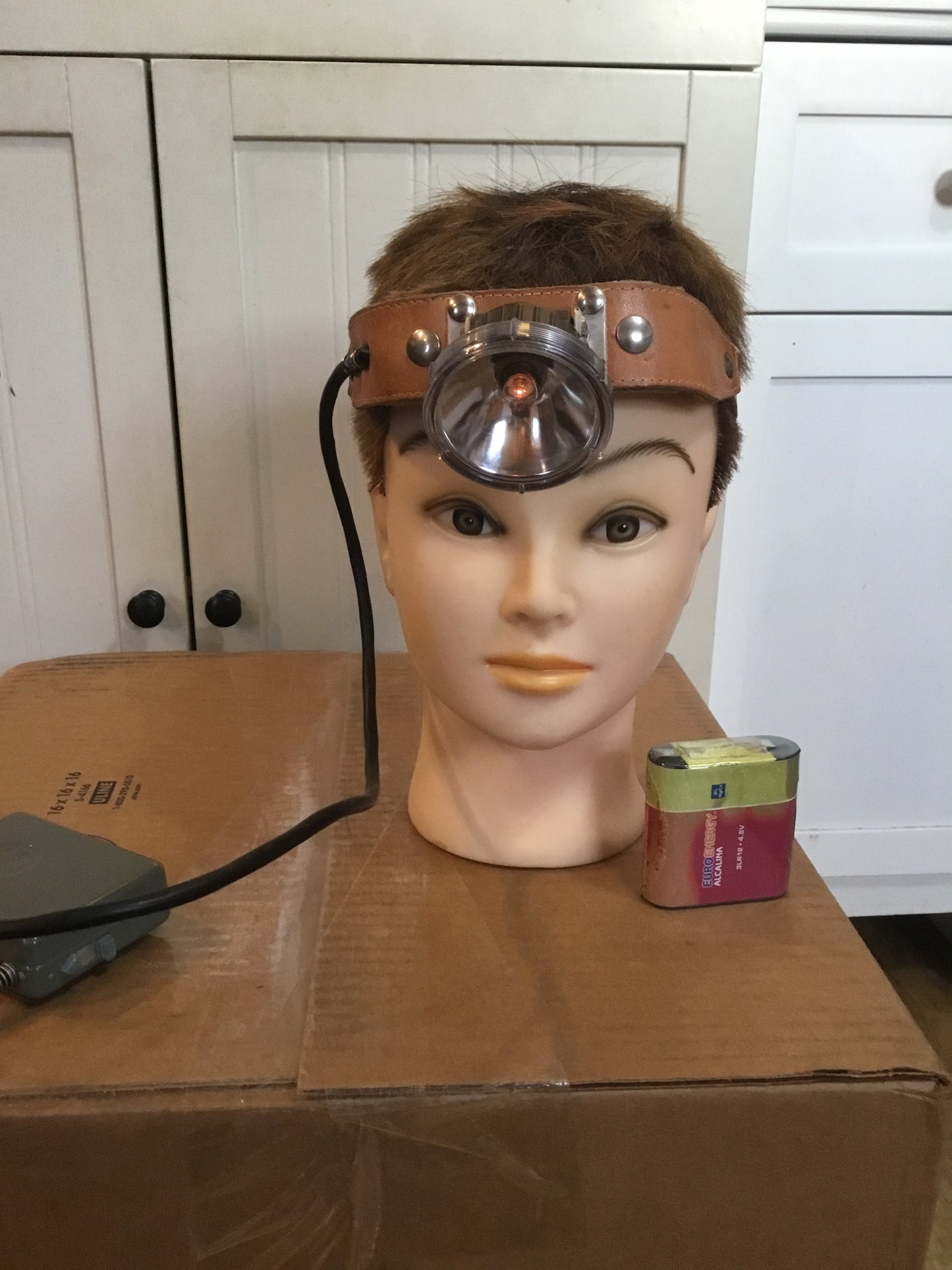 Swiss Army Head Lamp , Working