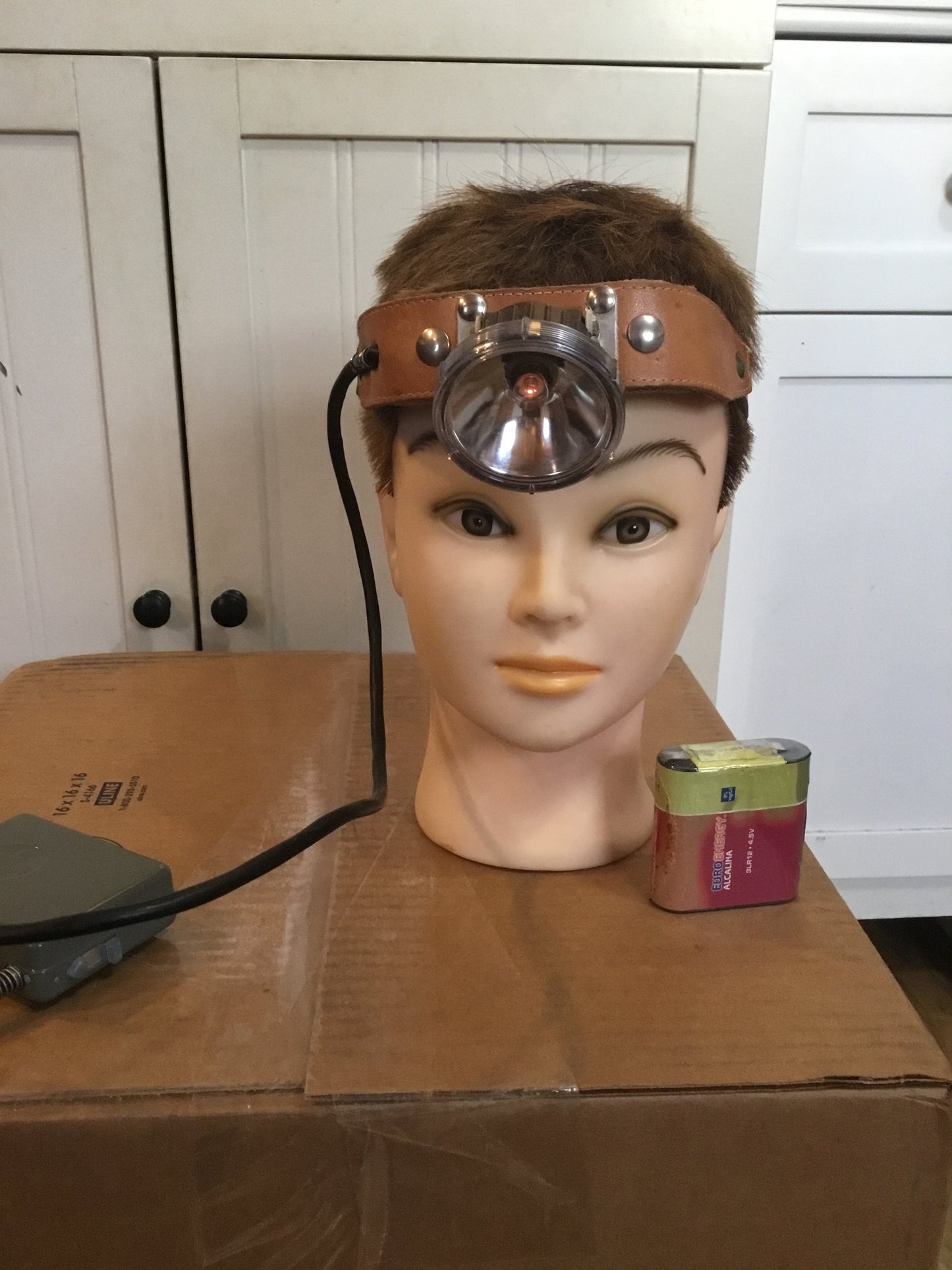 Swiss Army Head Lamp , Working