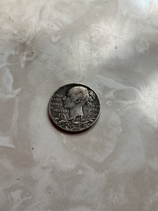 1897 Queen Victoria Official Diamond Jubilee Silver Medal