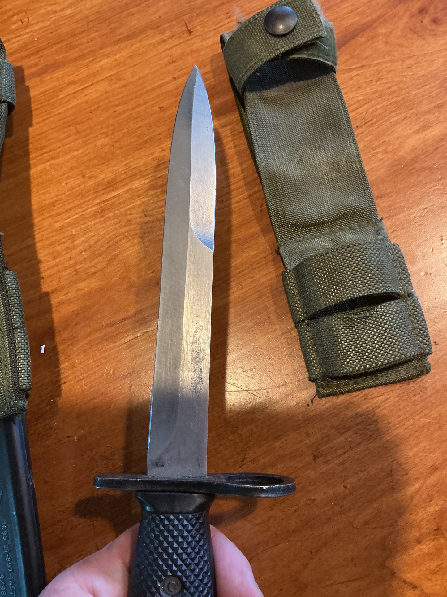 Vintage Canadian Forces C7 Bayonet with Frog