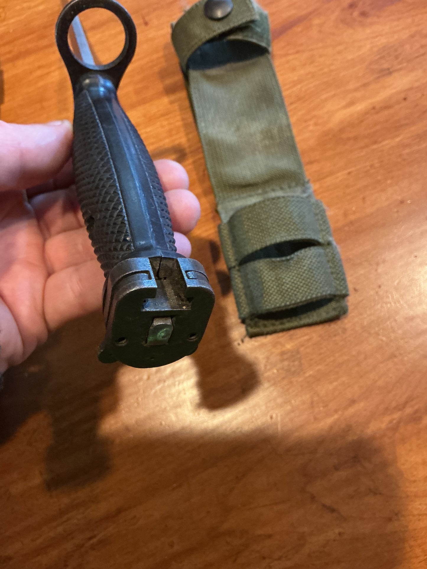 Vintage Canadian Forces C7 Bayonet with Frog
