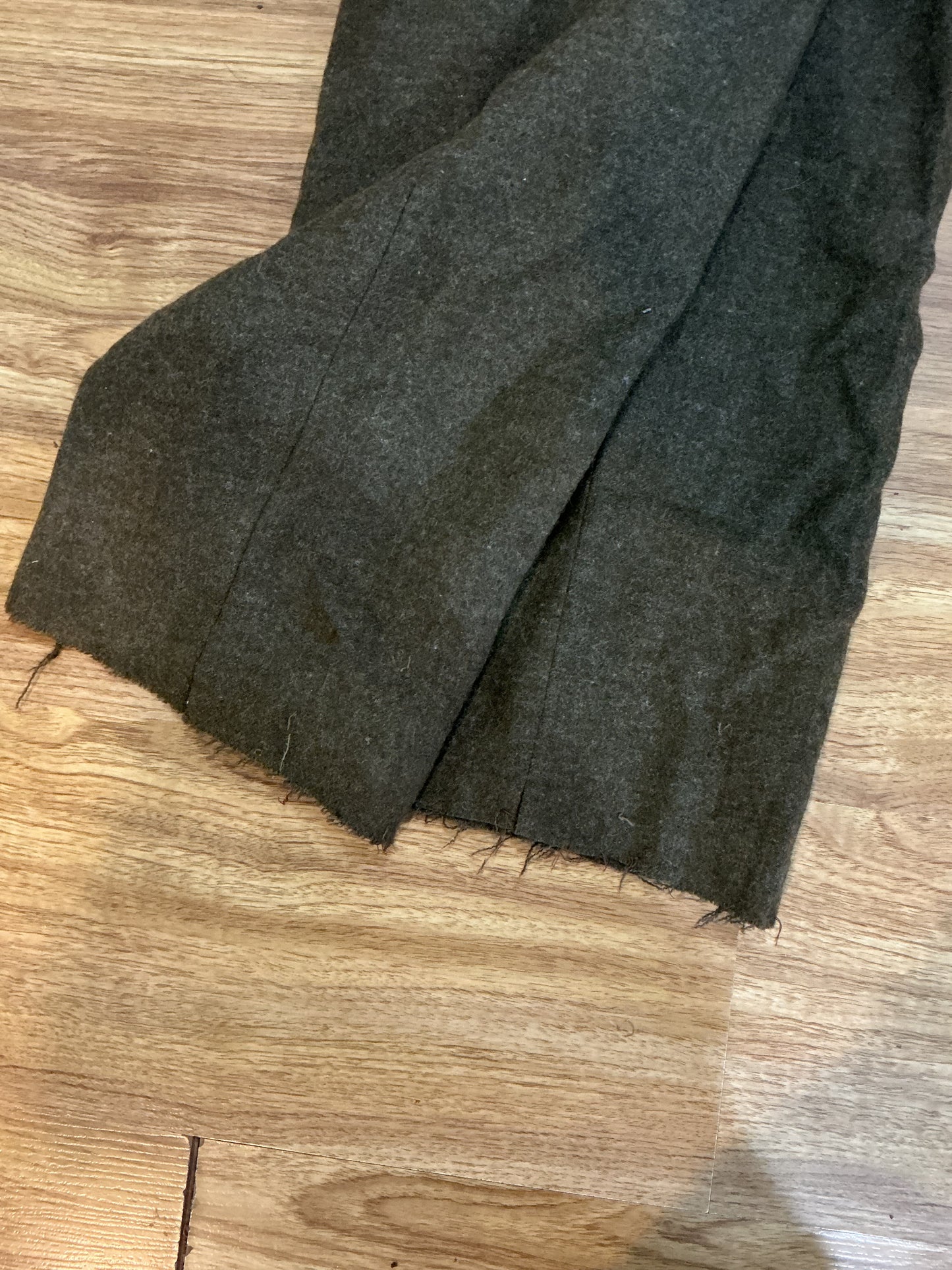 Military Wool Battle Dress Pants Waist 34-35 inches