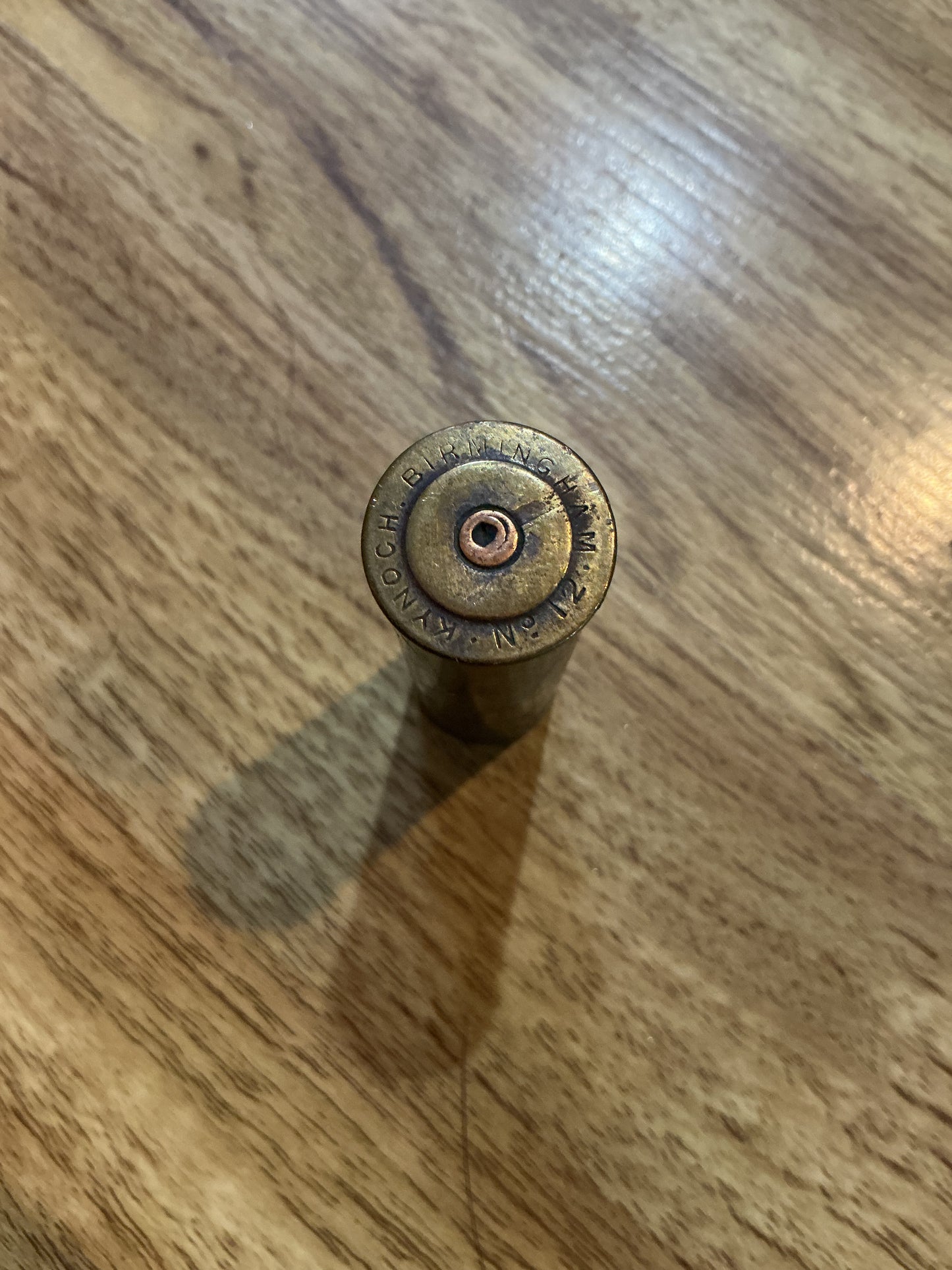 Early Brass Shell Casing No12 Made in England