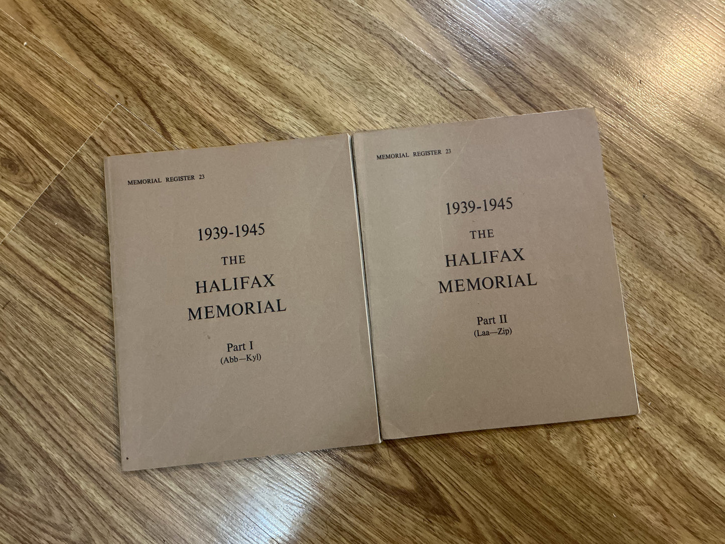 1939-1945 THE HALIFAX MEMORIAL PART 1-2