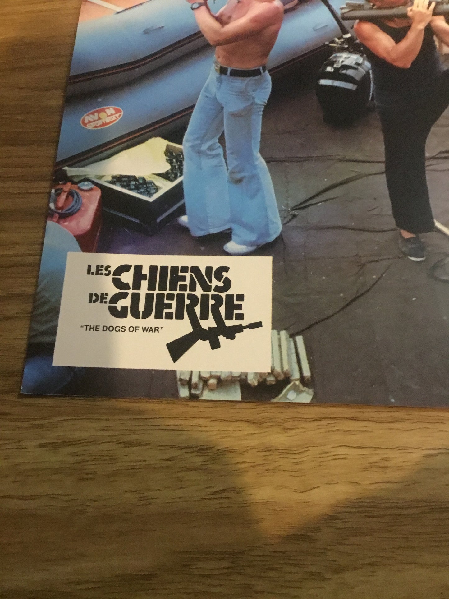 Tom Berenger and Colin Blakey  in The Dogs of War (1980) 8x10 Action movie Photo