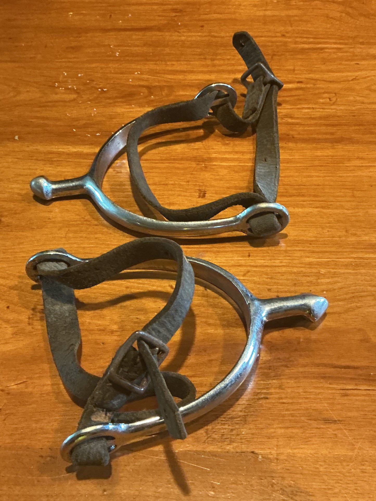 1938 Dated WW11 British Spurs with Leather Straps