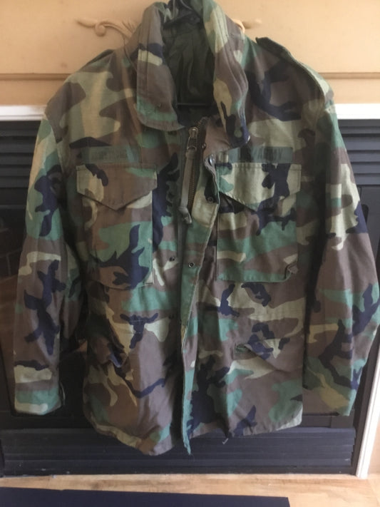 U.S. M65 Woodland Field Jacket  (Small Short)