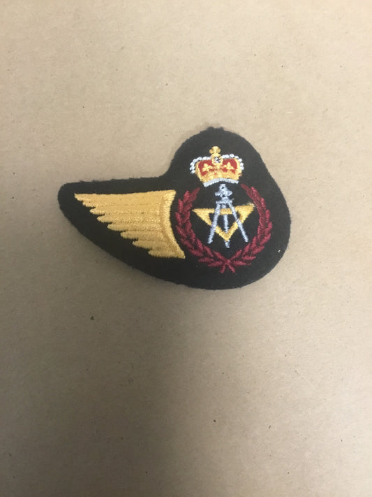 Canadian RCAF Skills half wing 1986 - 2013 Construction Engineering Tech, Padded