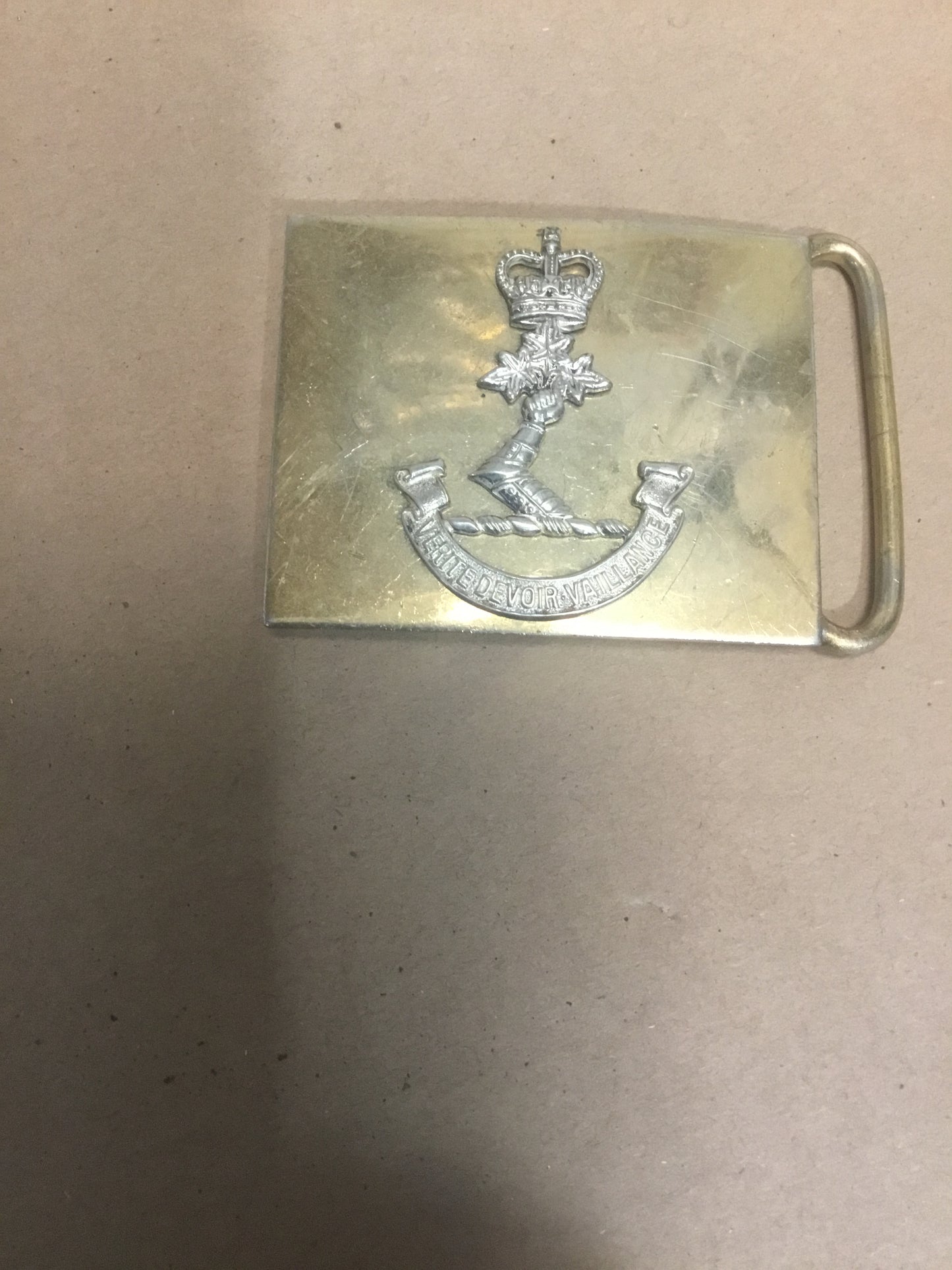 RMC ROYAL MILITARY COLLEGE DRESS BELT BUCKLE