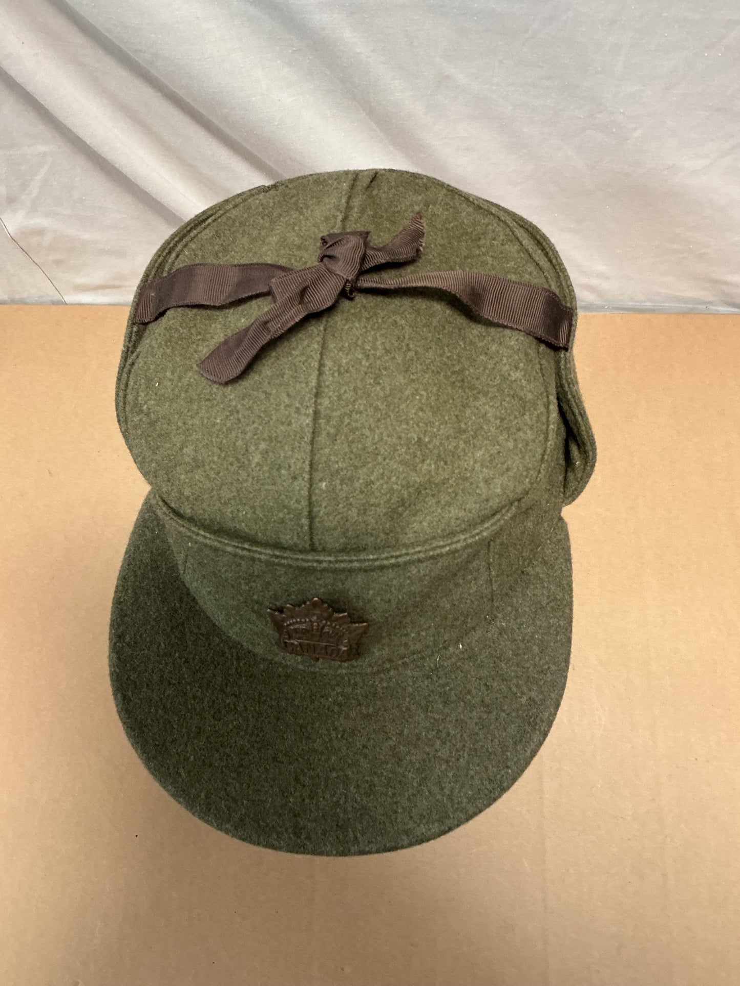 1943 Dated Canadian Winter Cap with World War Two General list Badge