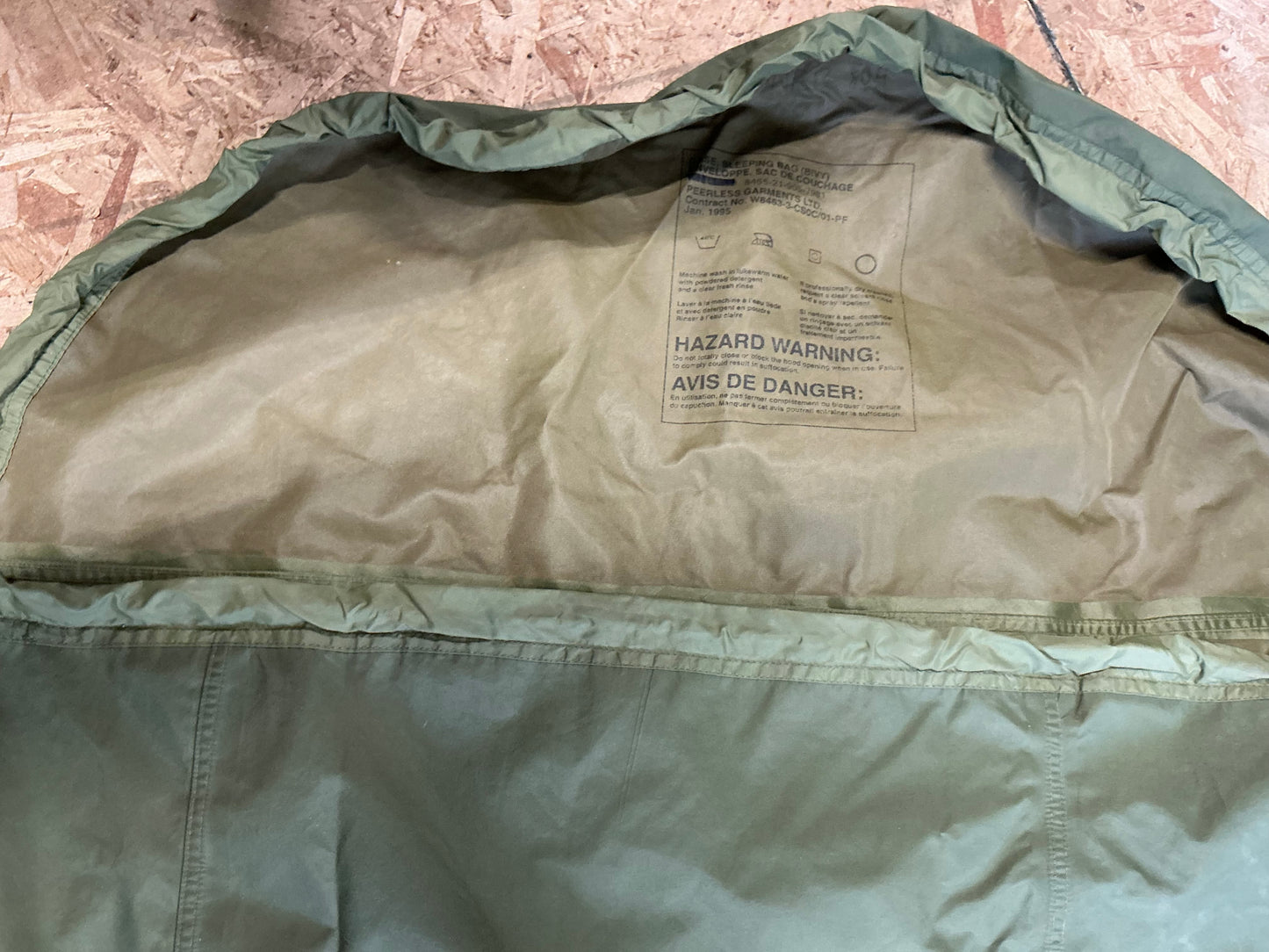 Seconds Canadian Forces waterproof Gore-Tex  Bivy bag , with draw string ,