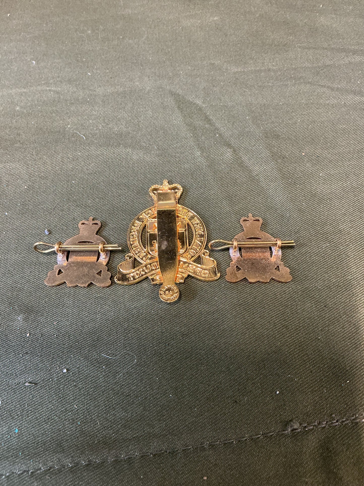 Royal New Brunswick Regiment Hat Badge and Collar Badges