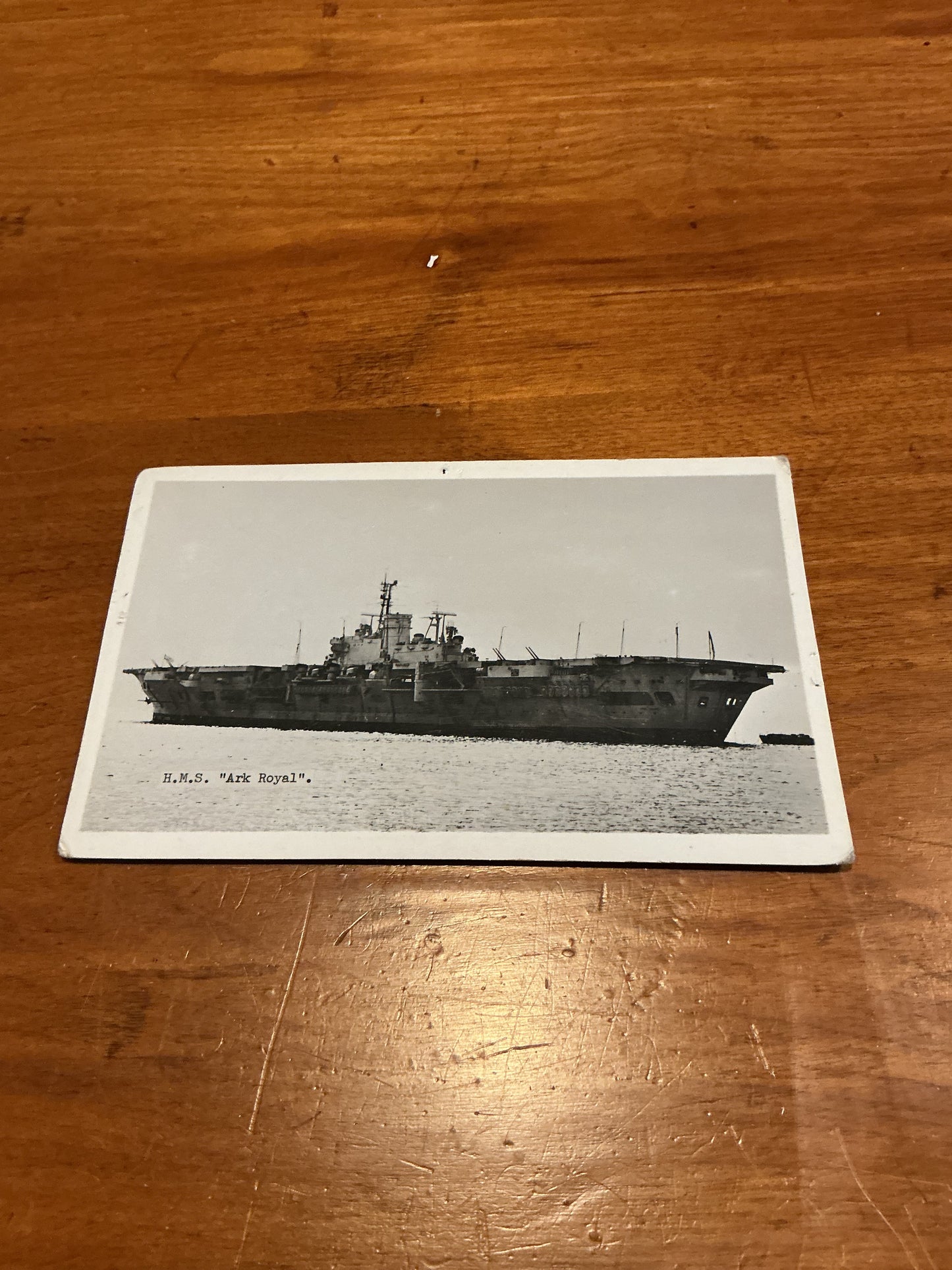 HMS ARK ROYAL AIRCRAFT CARRIER POST CARD