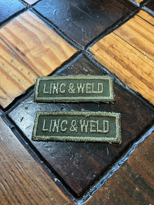 Canadian Armed Forces LINCOLN & WELLAND REG'T. OD shoulder titles