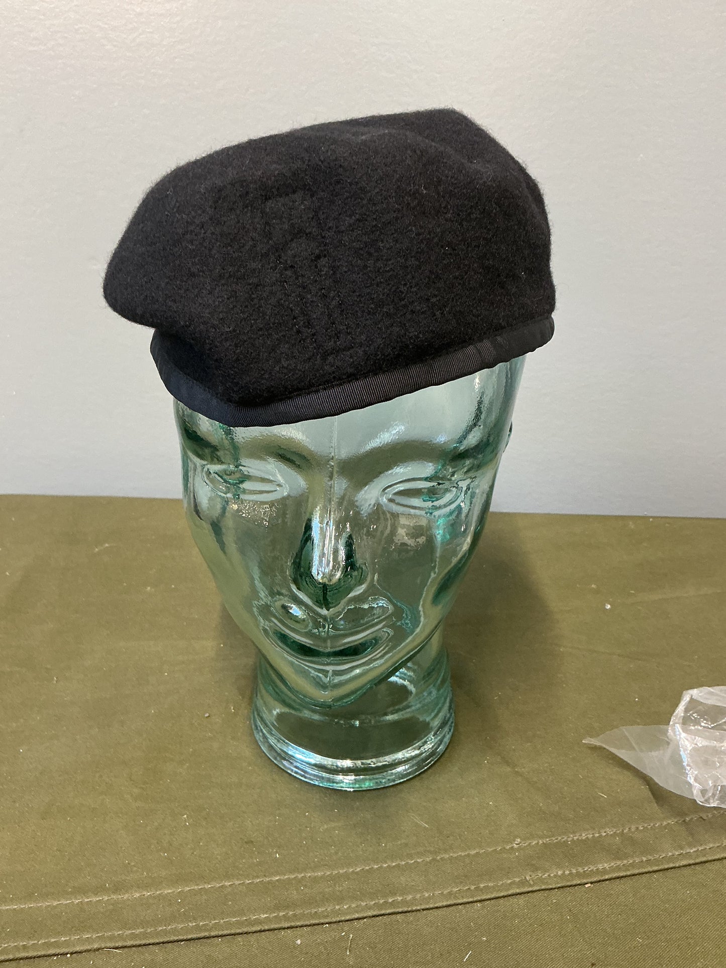 New Canadian Navy Black Beret Size 7 3/4