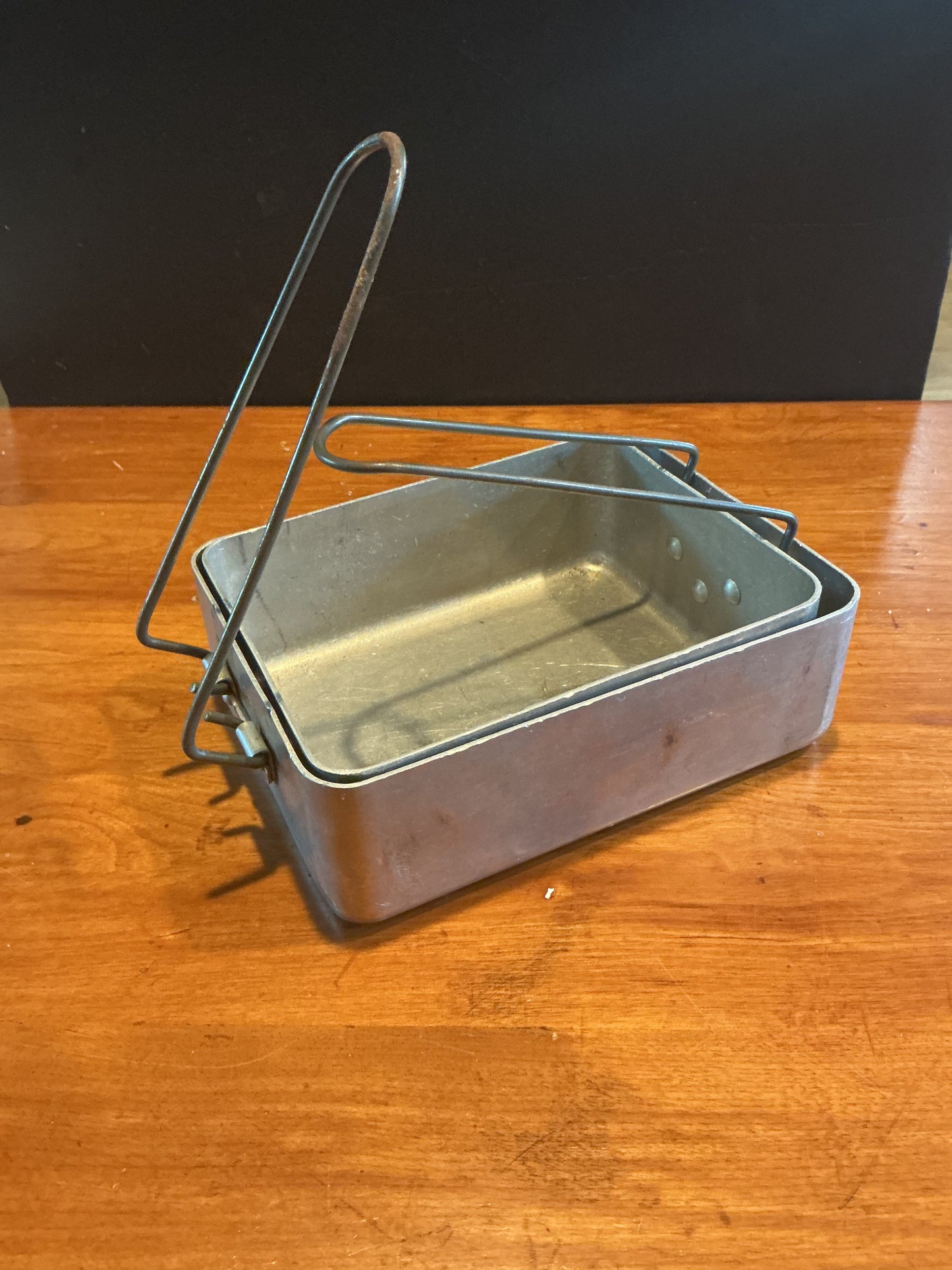 Vintage Canadian Military Two piece Mess Kit