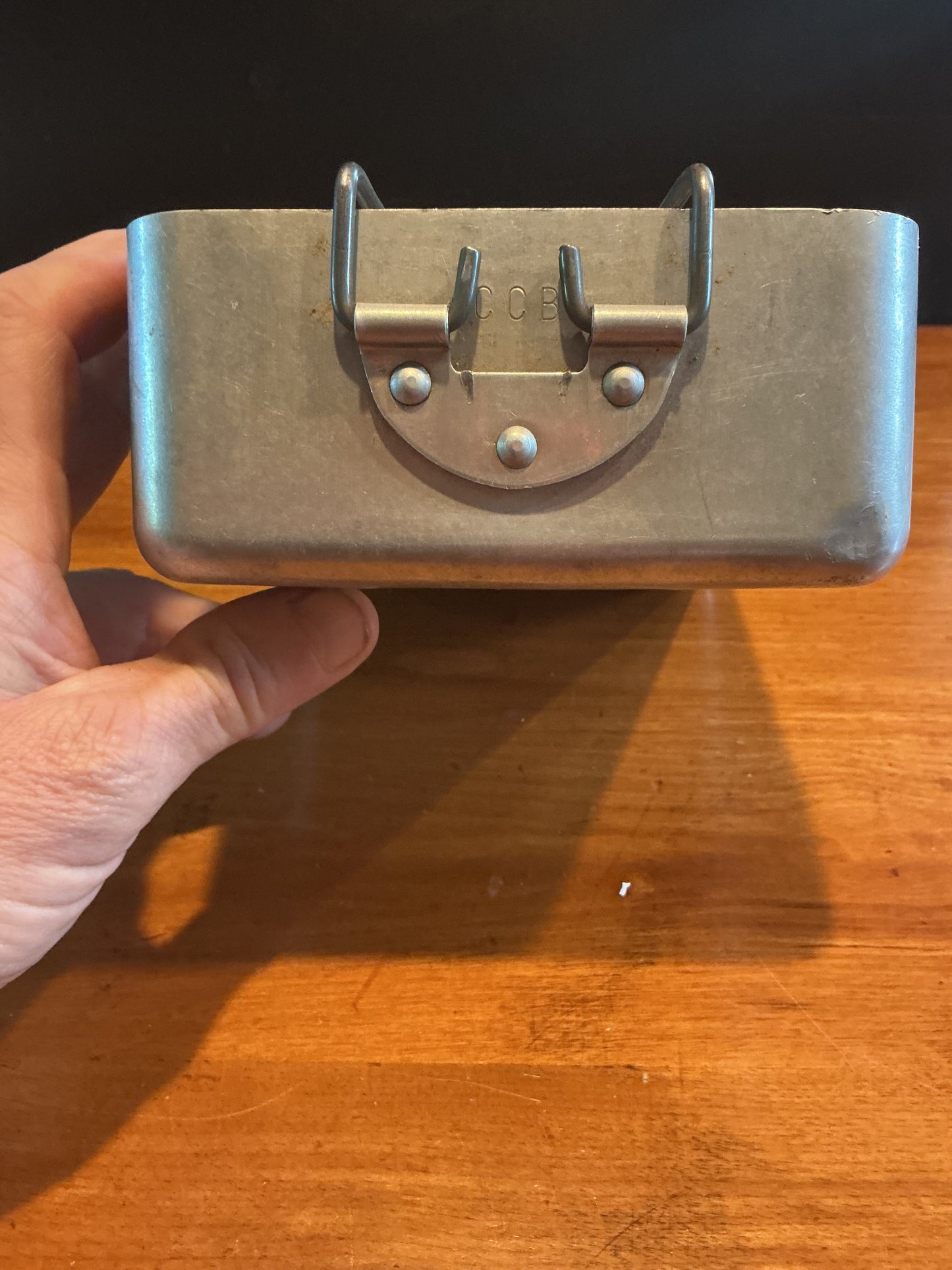 Vintage Canadian Military Two piece Mess Kit