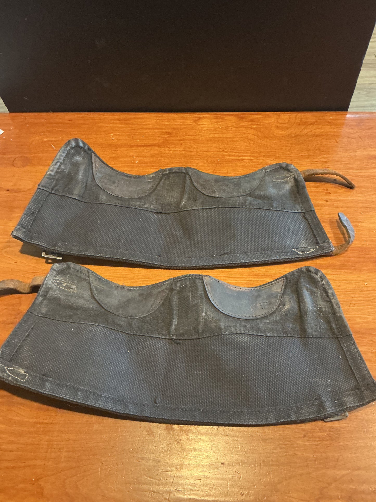 Early Canadian Navy Gaiters with Leather Straps
