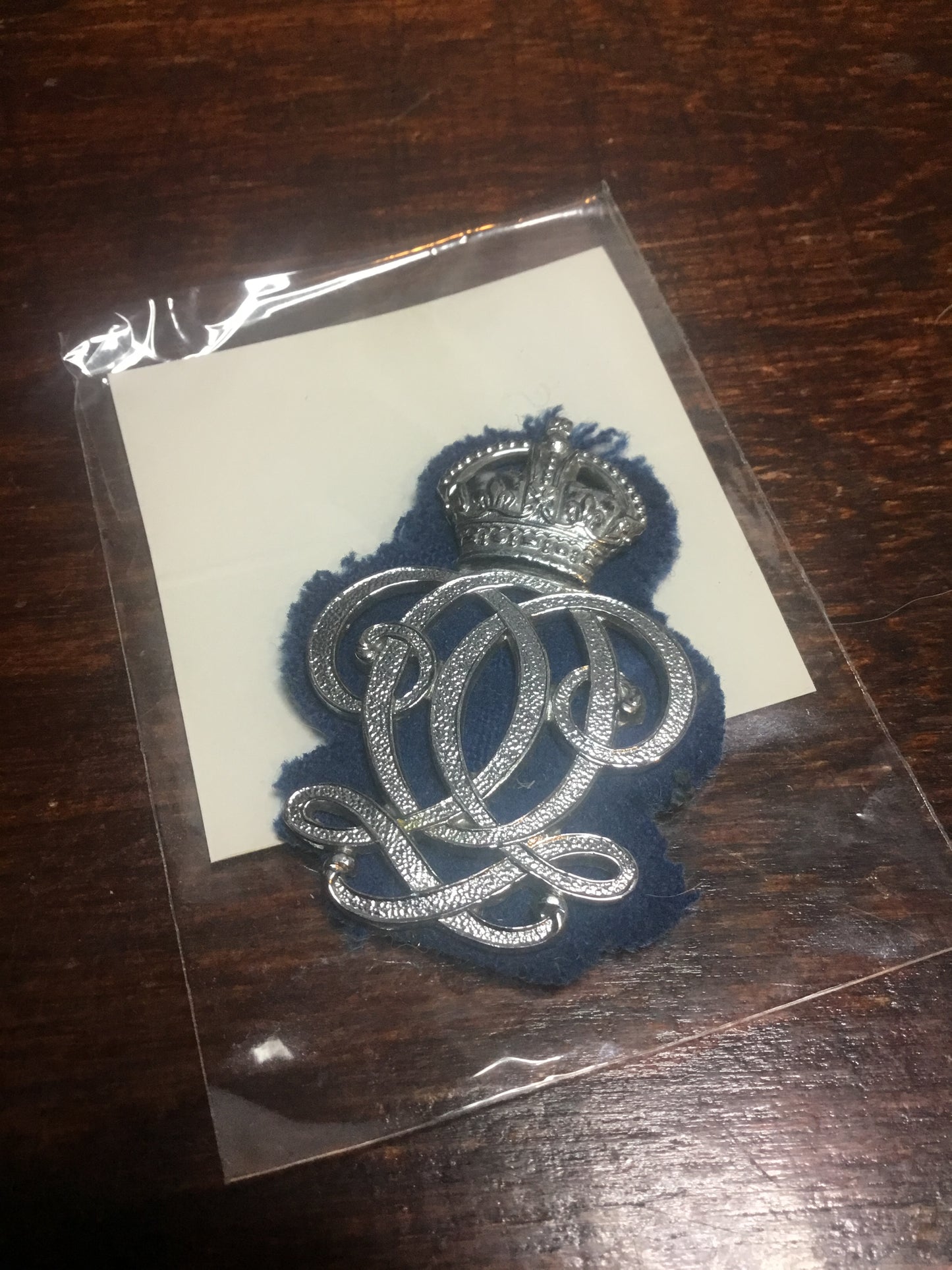 The Queen’s Own Hussars – Queen’s Crown  Arm Badge