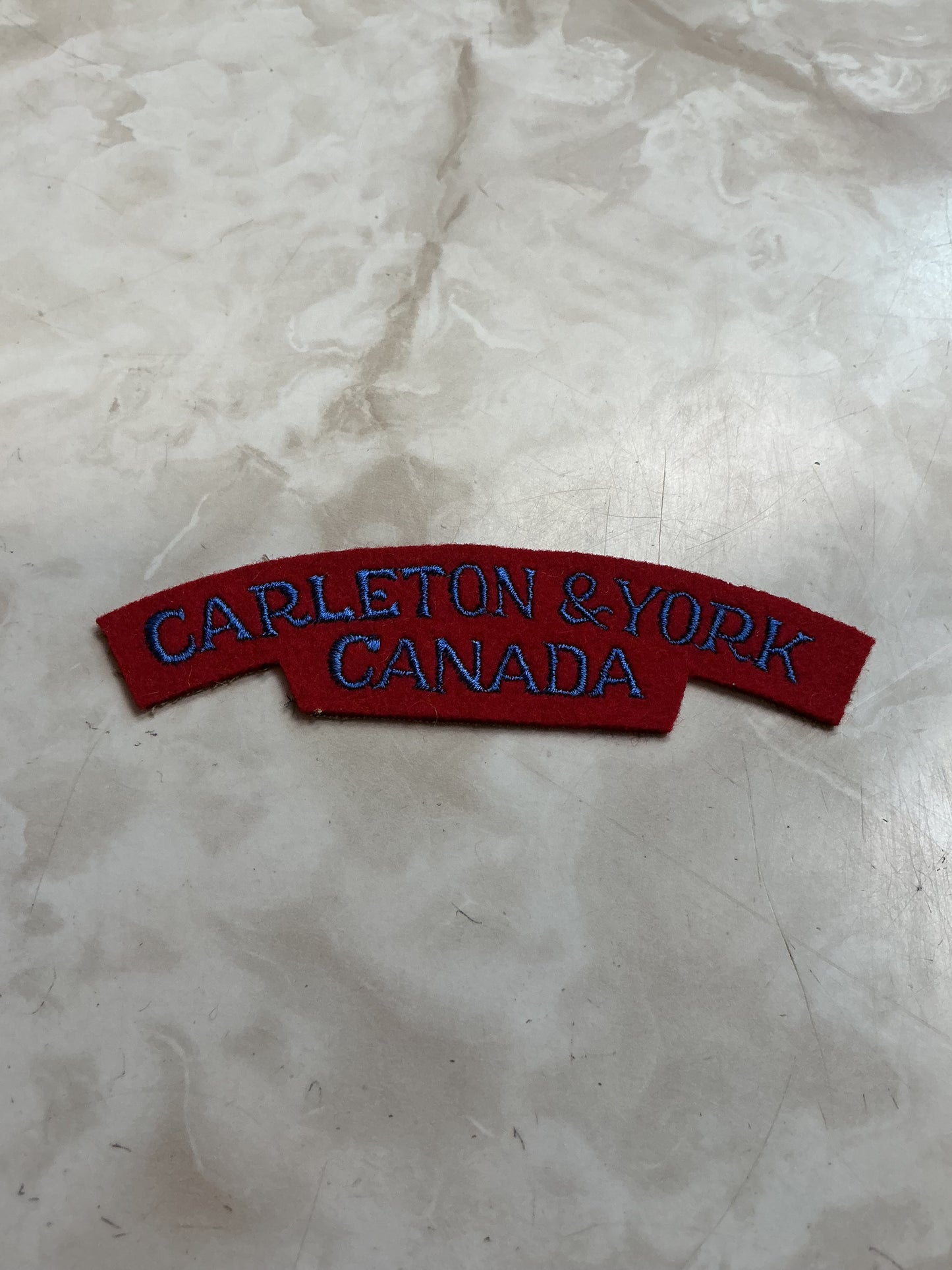 Early Carleton & York Canada Shoulder Flash