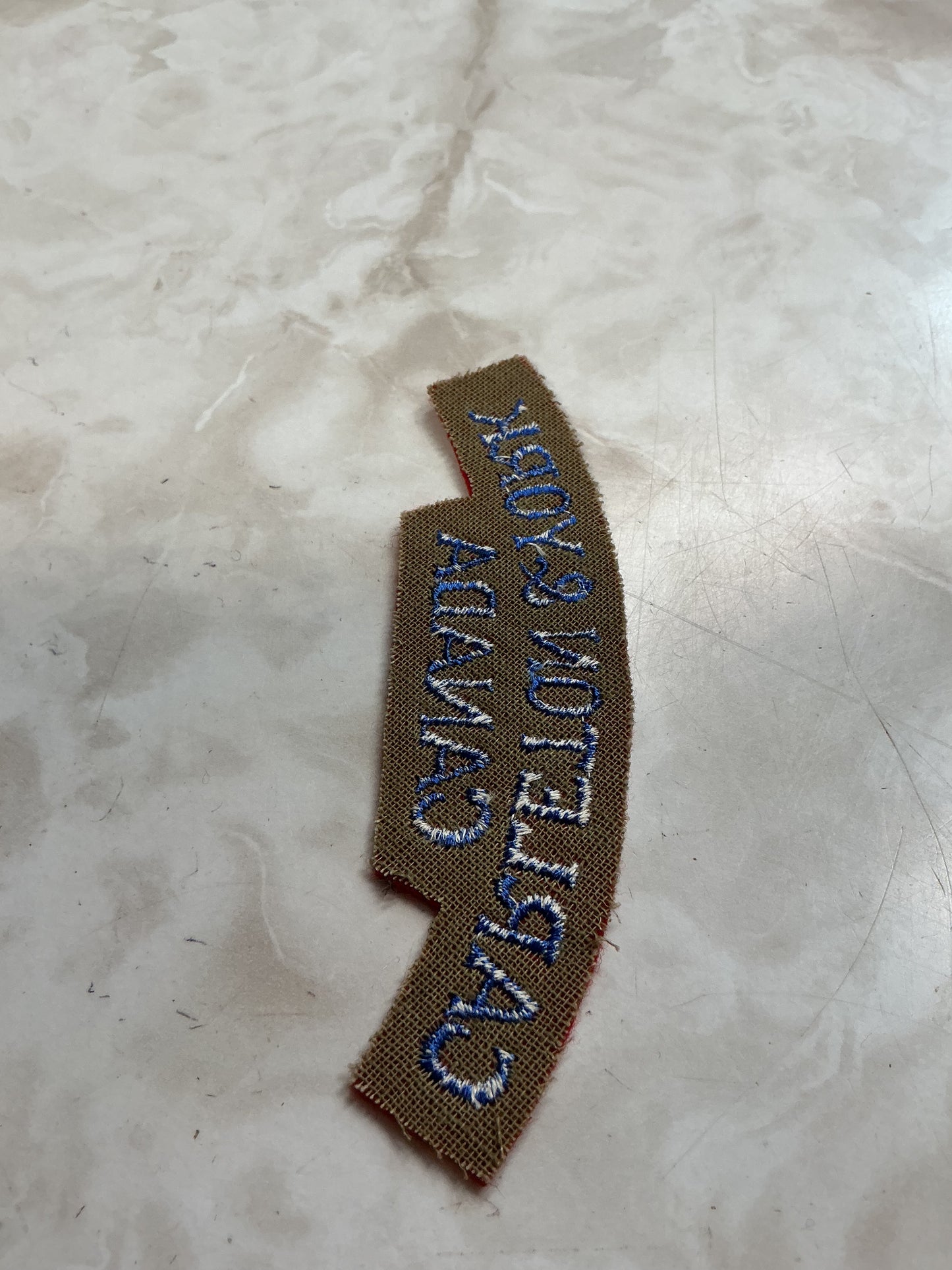 Early Carleton & York Canada Shoulder Flash