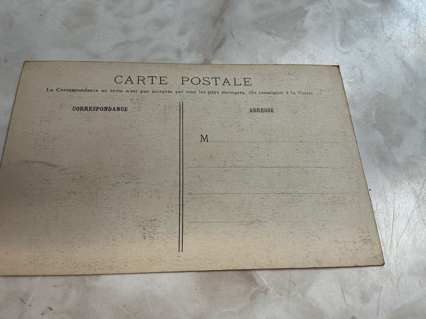 French General Joffre (rallying his troops in a Speech) Postcard